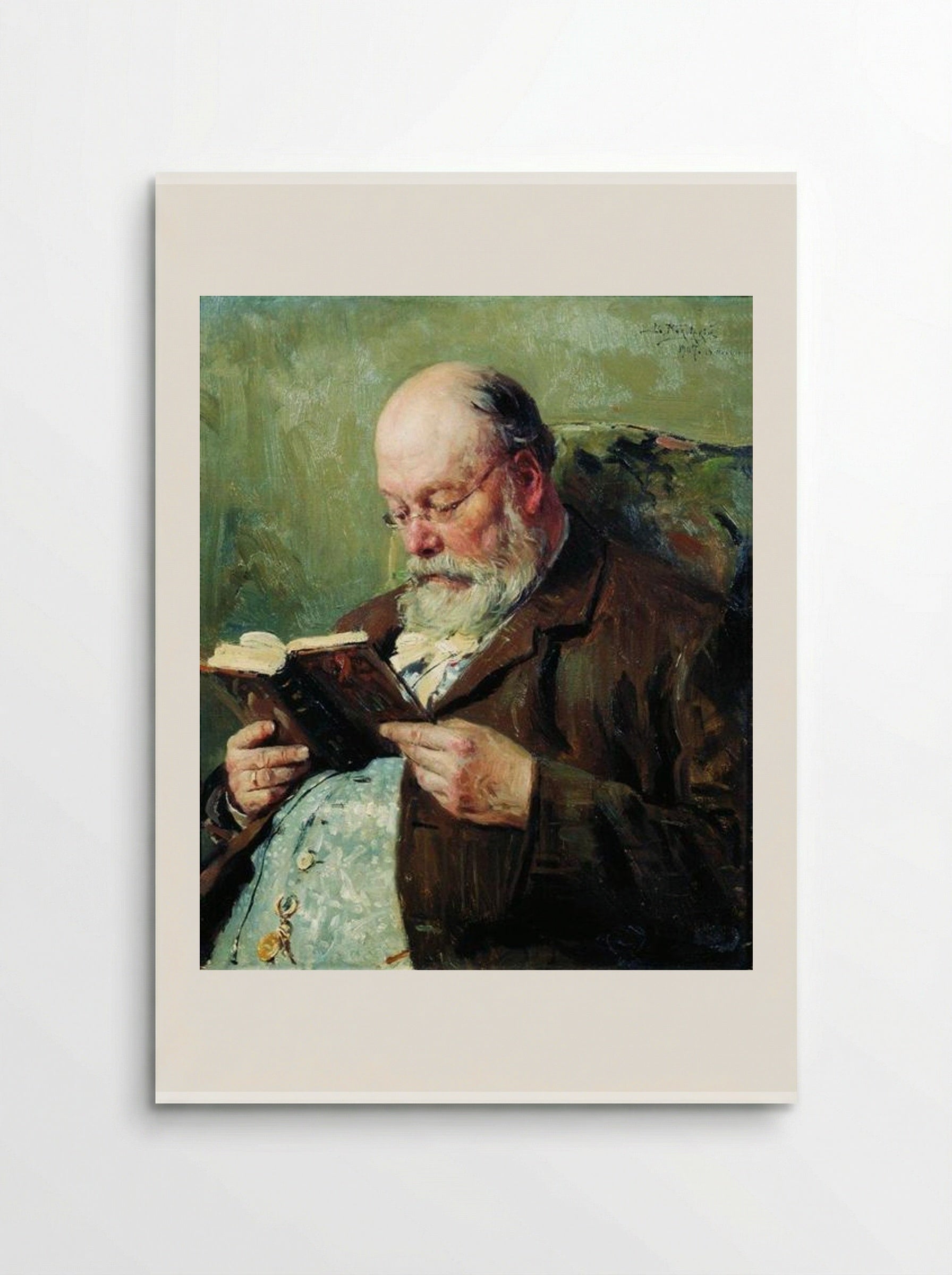 Portrait of Academician Ivan Yanzhul - Vladimir Makovsky - Poster