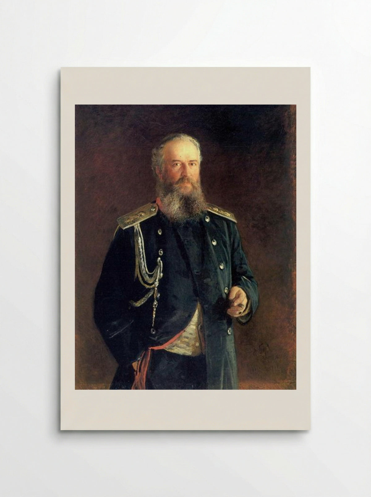Portrait of Adam Olsufyev - Nikolai Ge - Poster