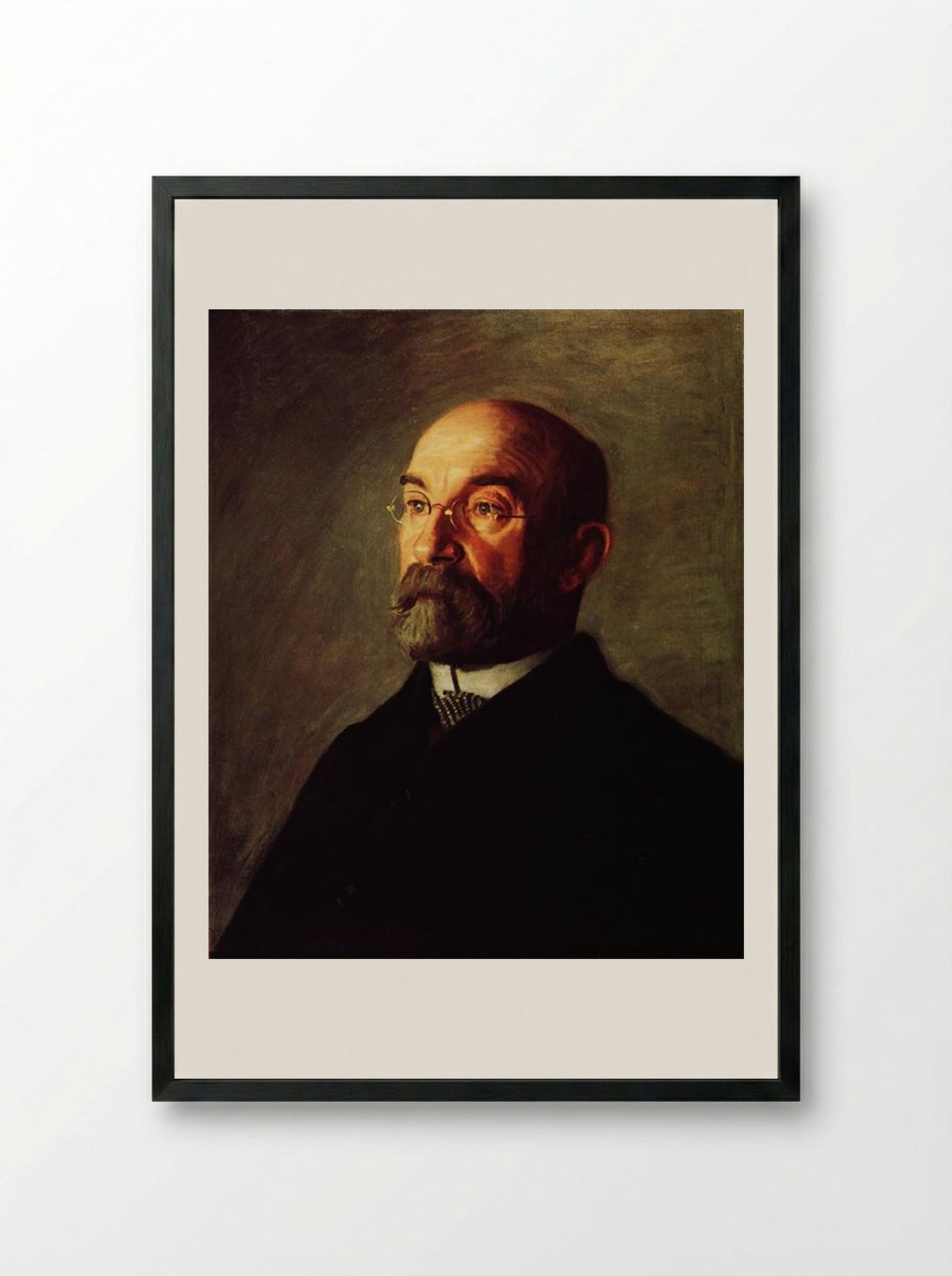 Portrait of Adam S. Bare - Thomas Eakins - Framed Print Black