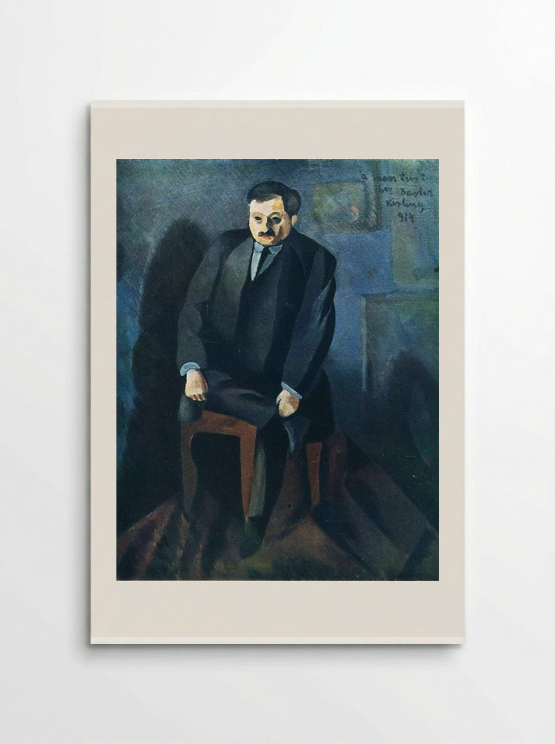 Portrait of Adolphe Basler - Moïse Kisling - Poster