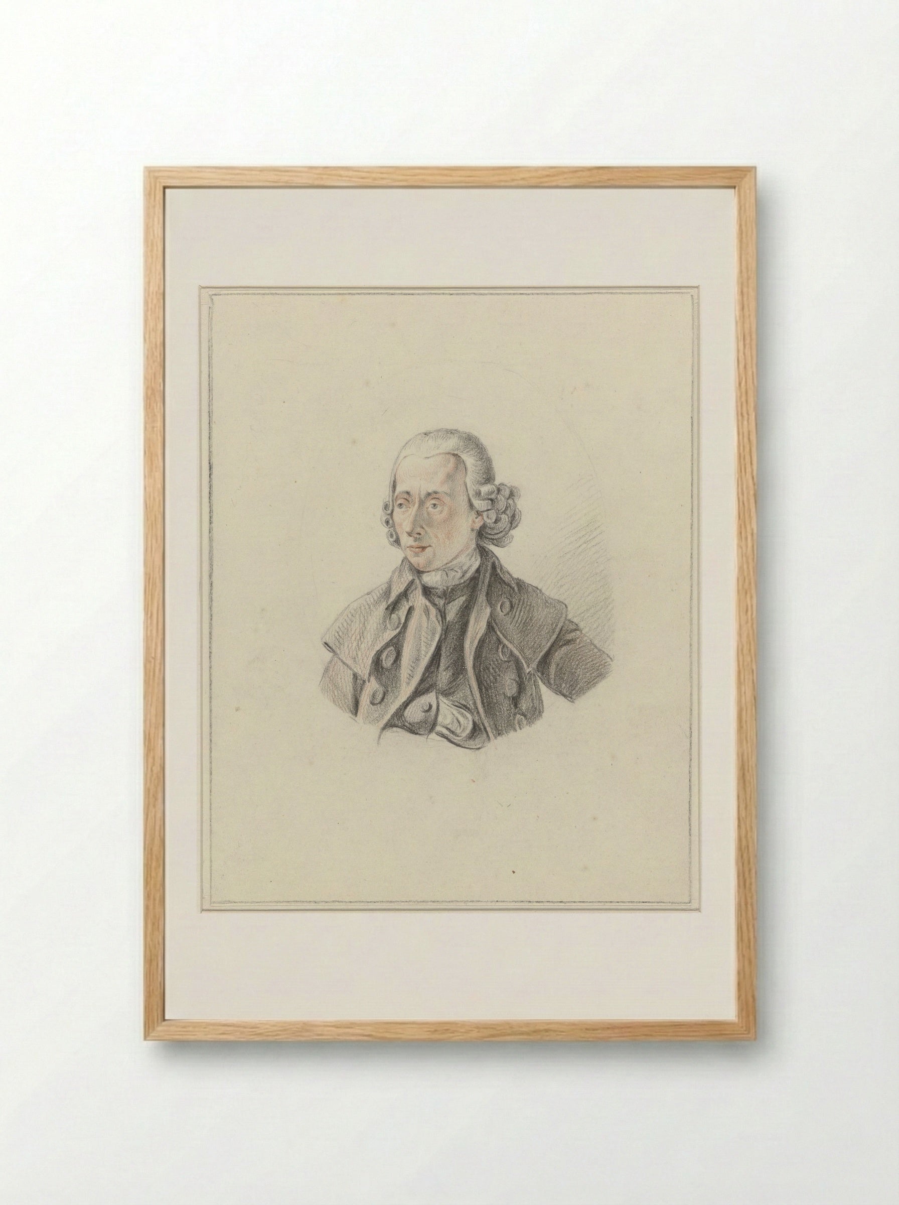 Portrait of Aernout van Beeftingh - Nicolaes Muys - Framed Print Wood
