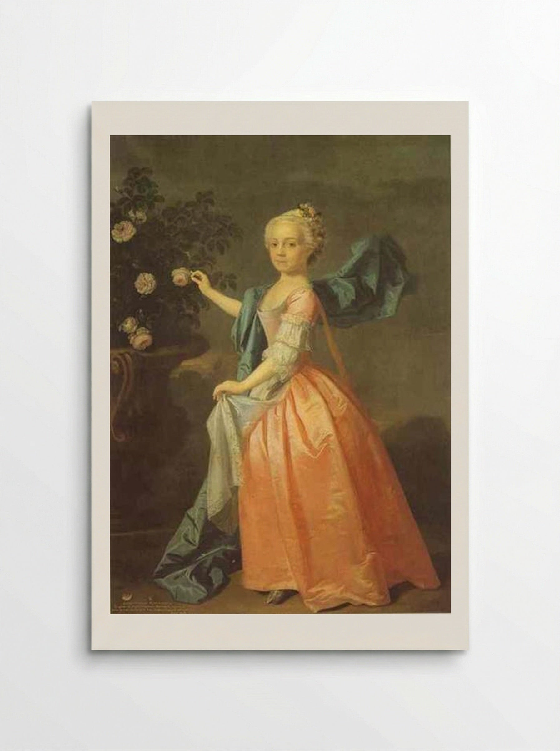 Portrait of Agnes Murray Kynnynmond - Allan Ramsay - Poster