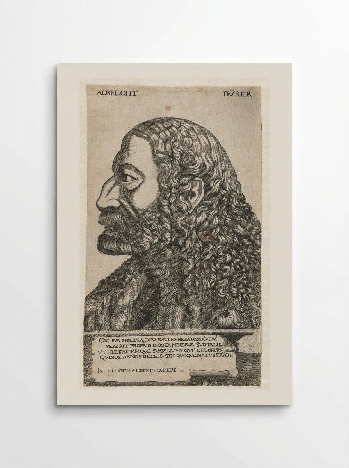 Portrait of Albrecht Dürer - Monogrammist AL - Poster