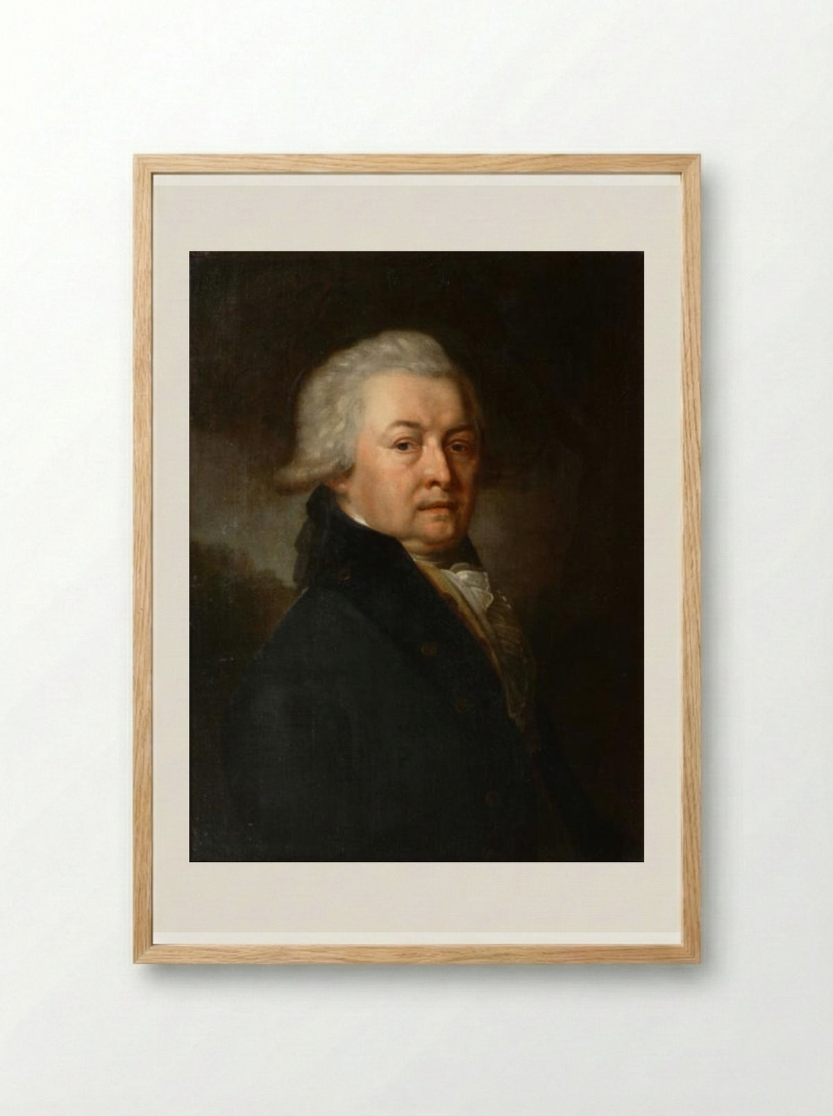 Portrait of Aleksei Alekseevich Konstantinova - Vladimir Borovikovsky - Framed Print Wood