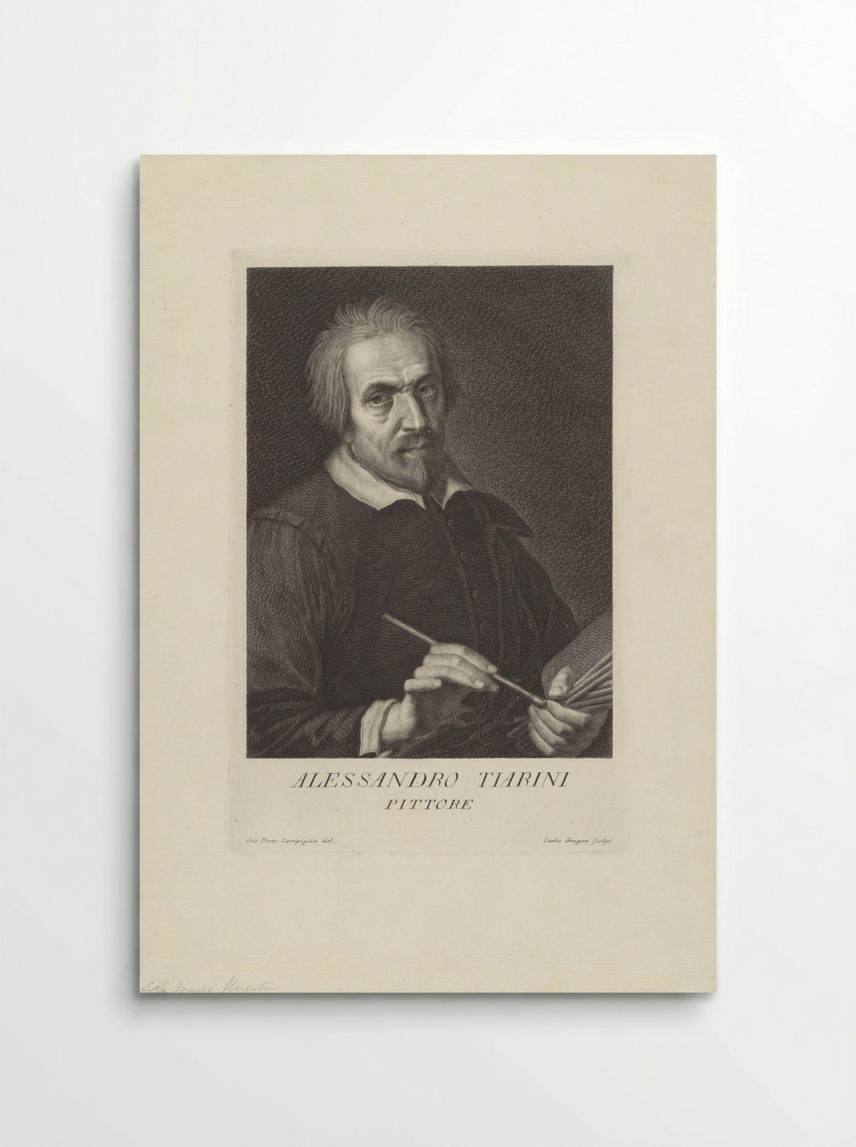 Portrait of Alessandro Tiarini - Alessandro Tiarini - Poster