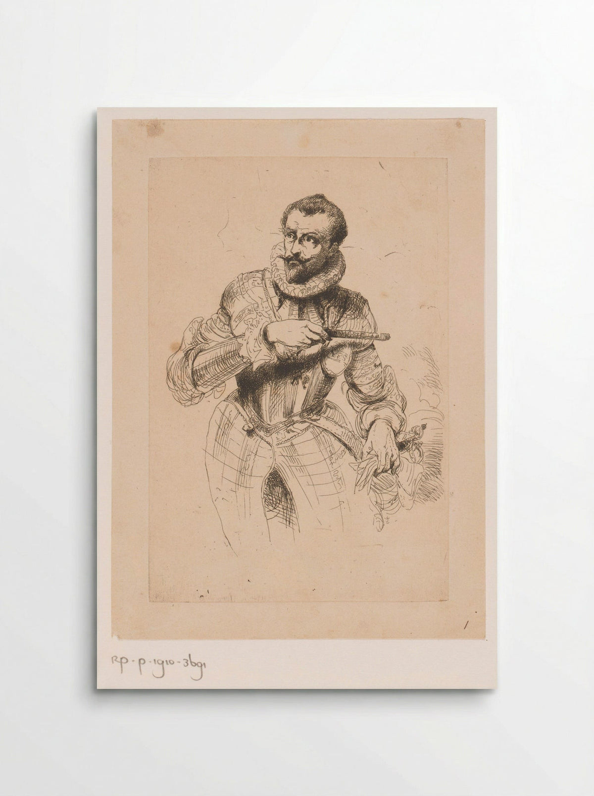 Portrait of Alexander Farnese - Edouard Hamman - Poster