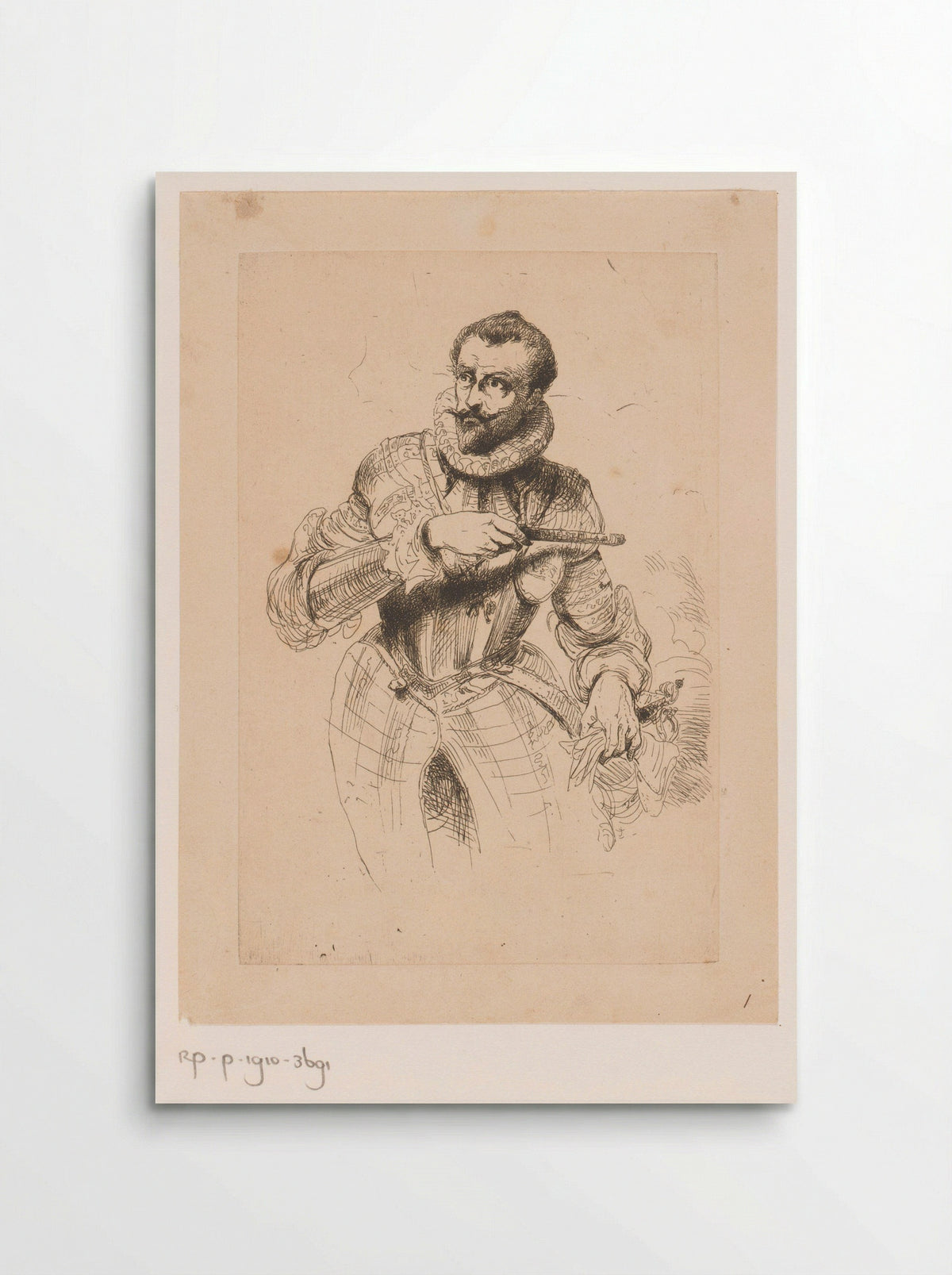 Portrait of Alexander Farnese - Edouard Hamman - Poster