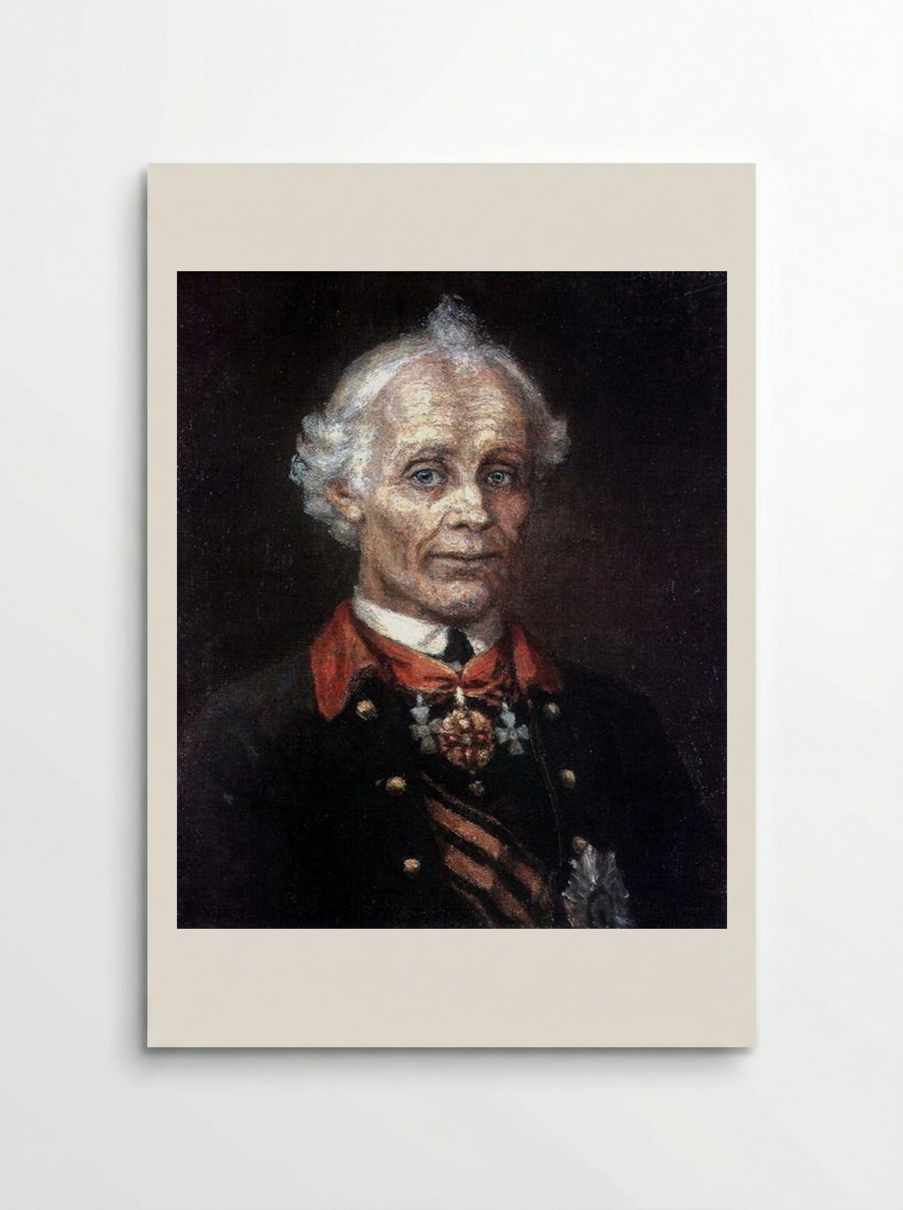 Portrait of Alexander Suvorov - Vasily Surikov - Poster