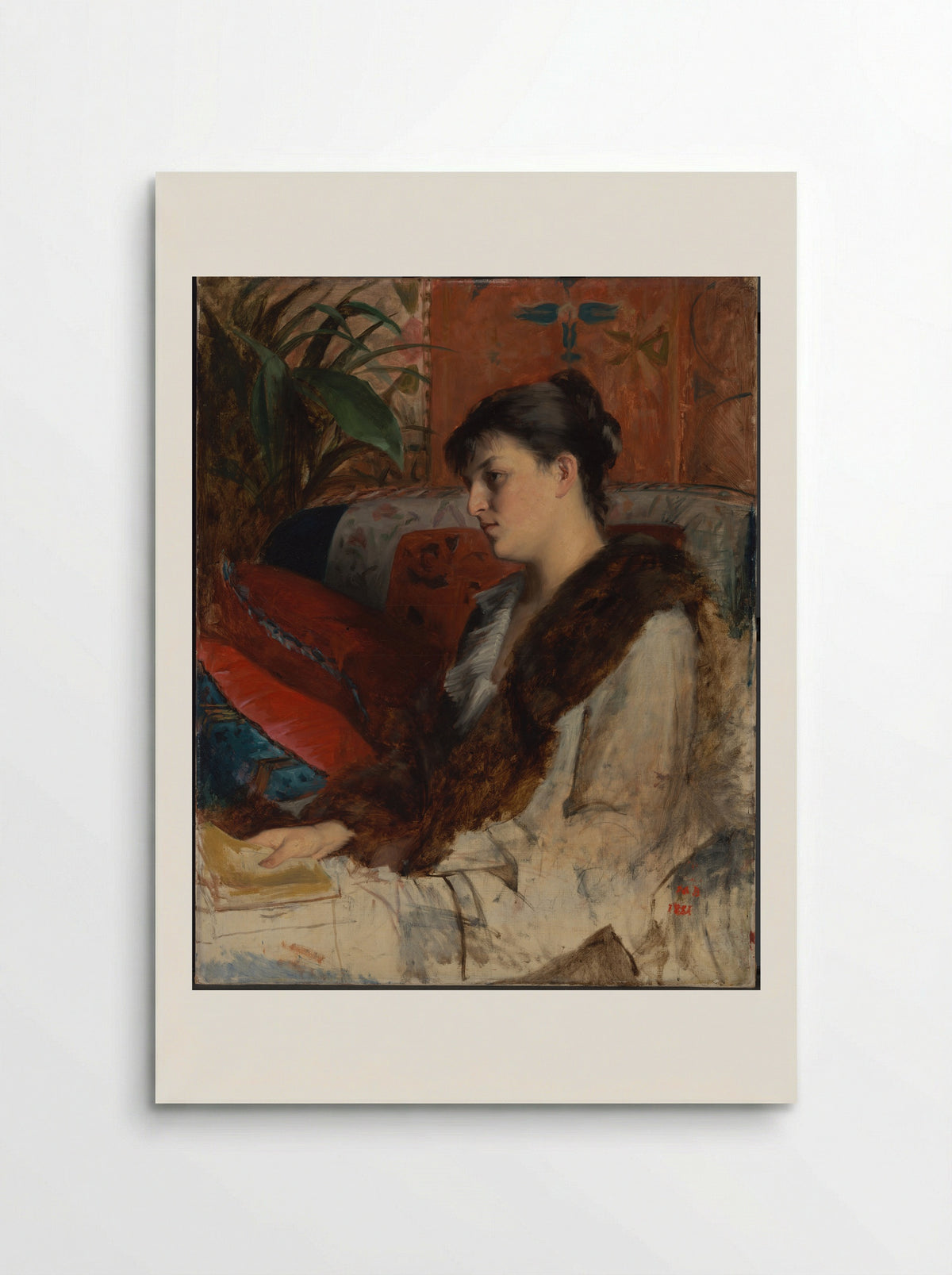 Portrait of Alexandrine Patchenko - Marie Bashkirtseff - Poster