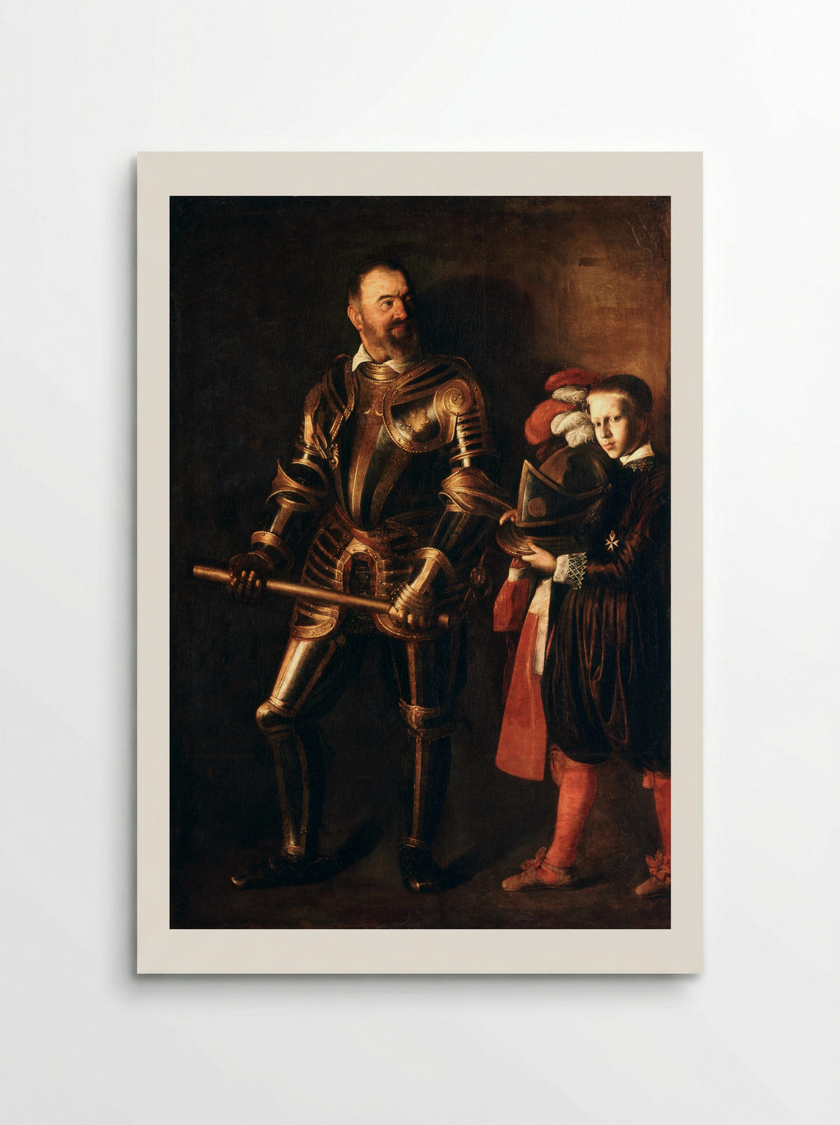 Portrait of Alof de Wignacourt and his Page - Caravaggio - Poster