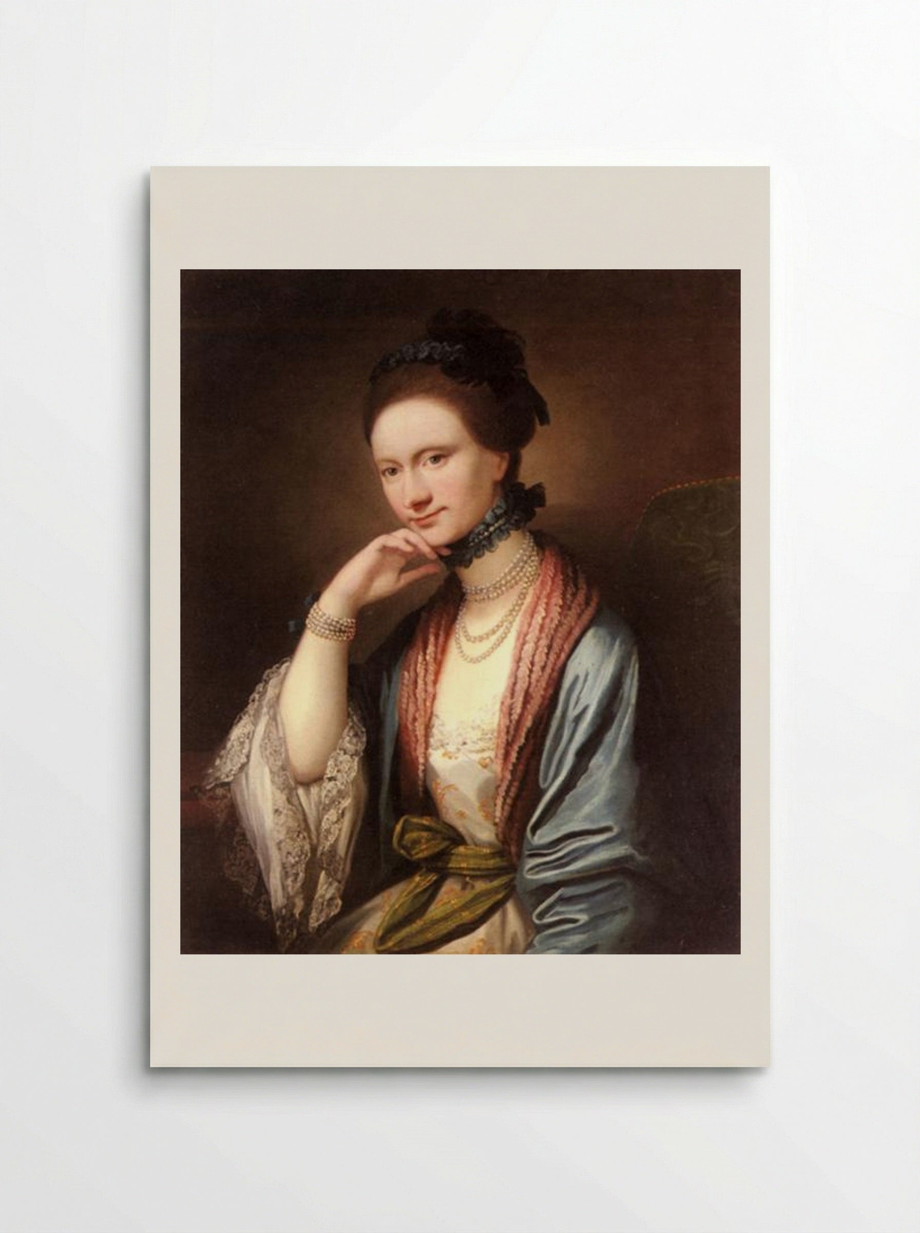 Portrait of Ann Barbara Hill Medlycott - Benjamin West - Poster