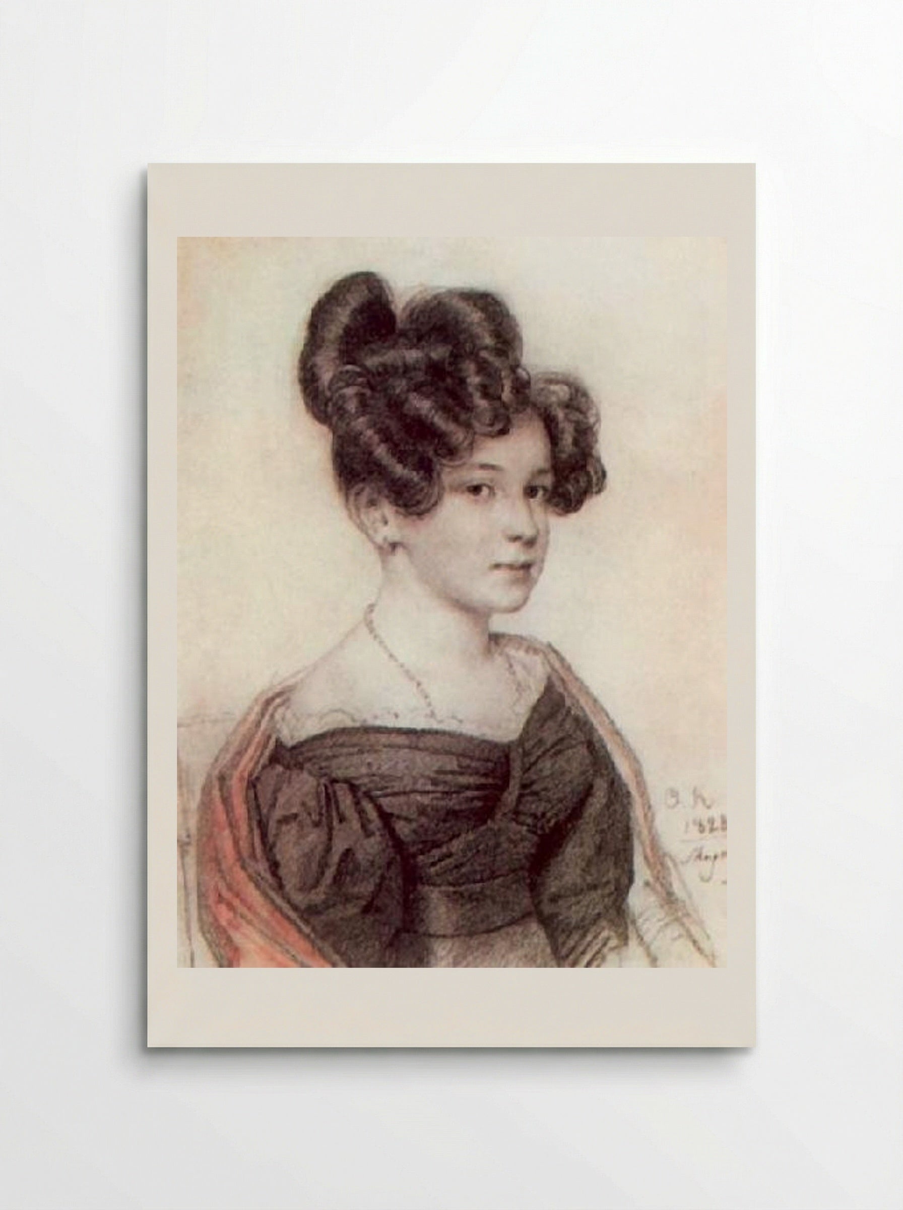 Portrait of Anna Olenina - Orest Kiprensky - Poster