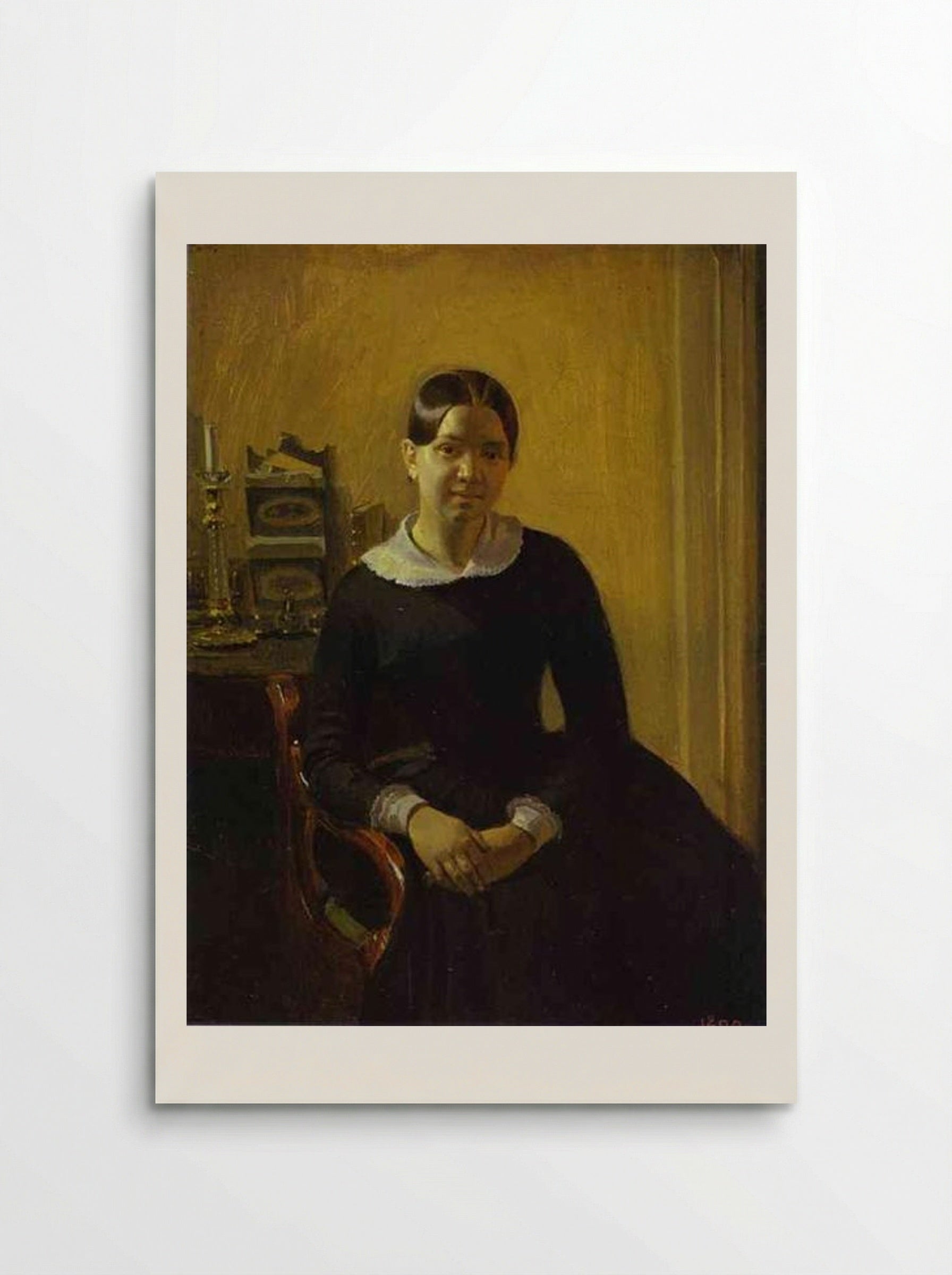 Portrait of Anna Zhdanovich - Pavel Fedotov - Poster