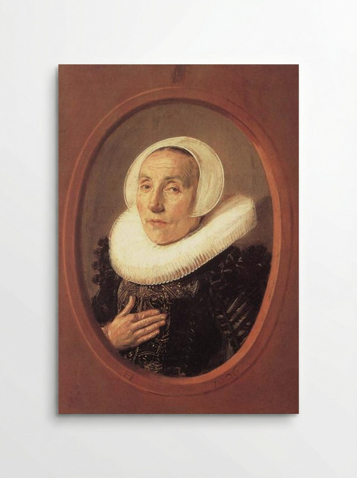 Portrait of Anna van der Aar - Frans Hals - Poster