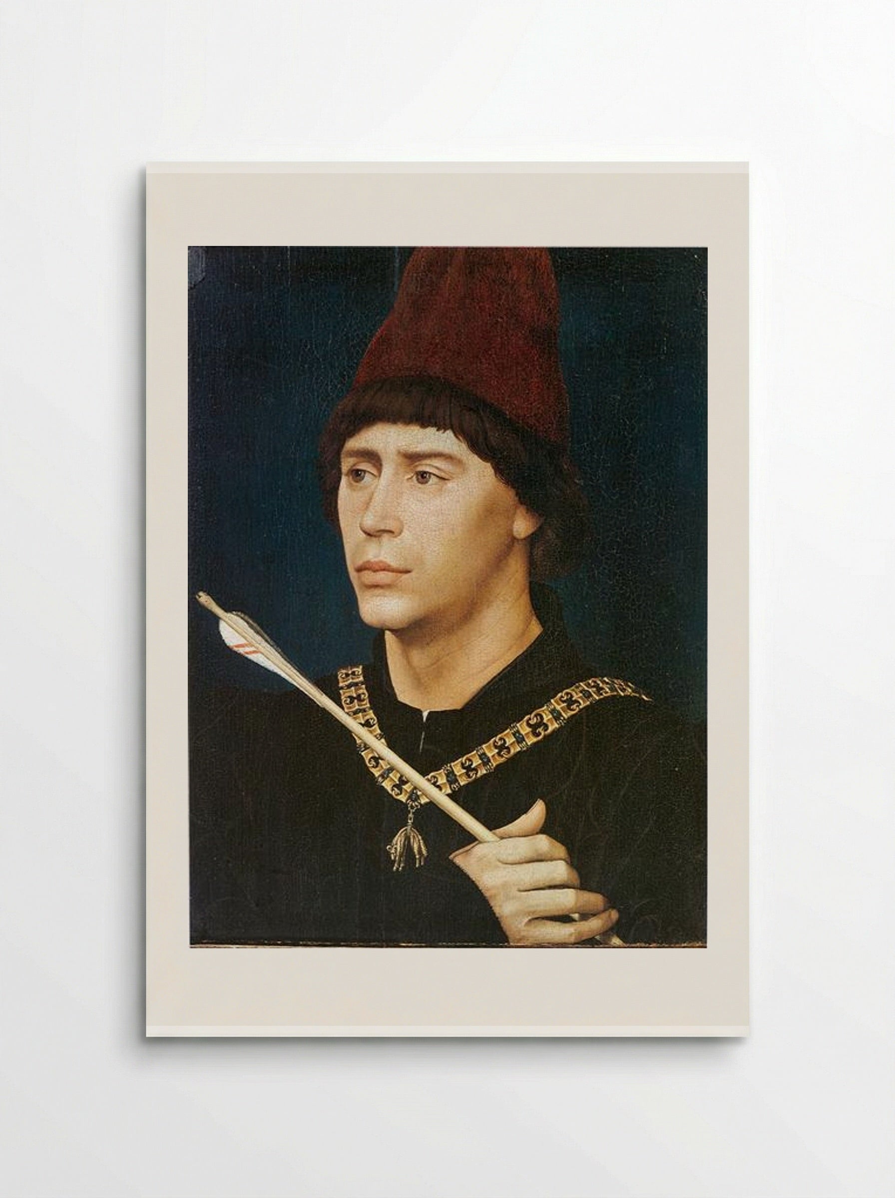 Portrait of Antoine, bastard of Burgundy - Rogier van der Weyden - Poster