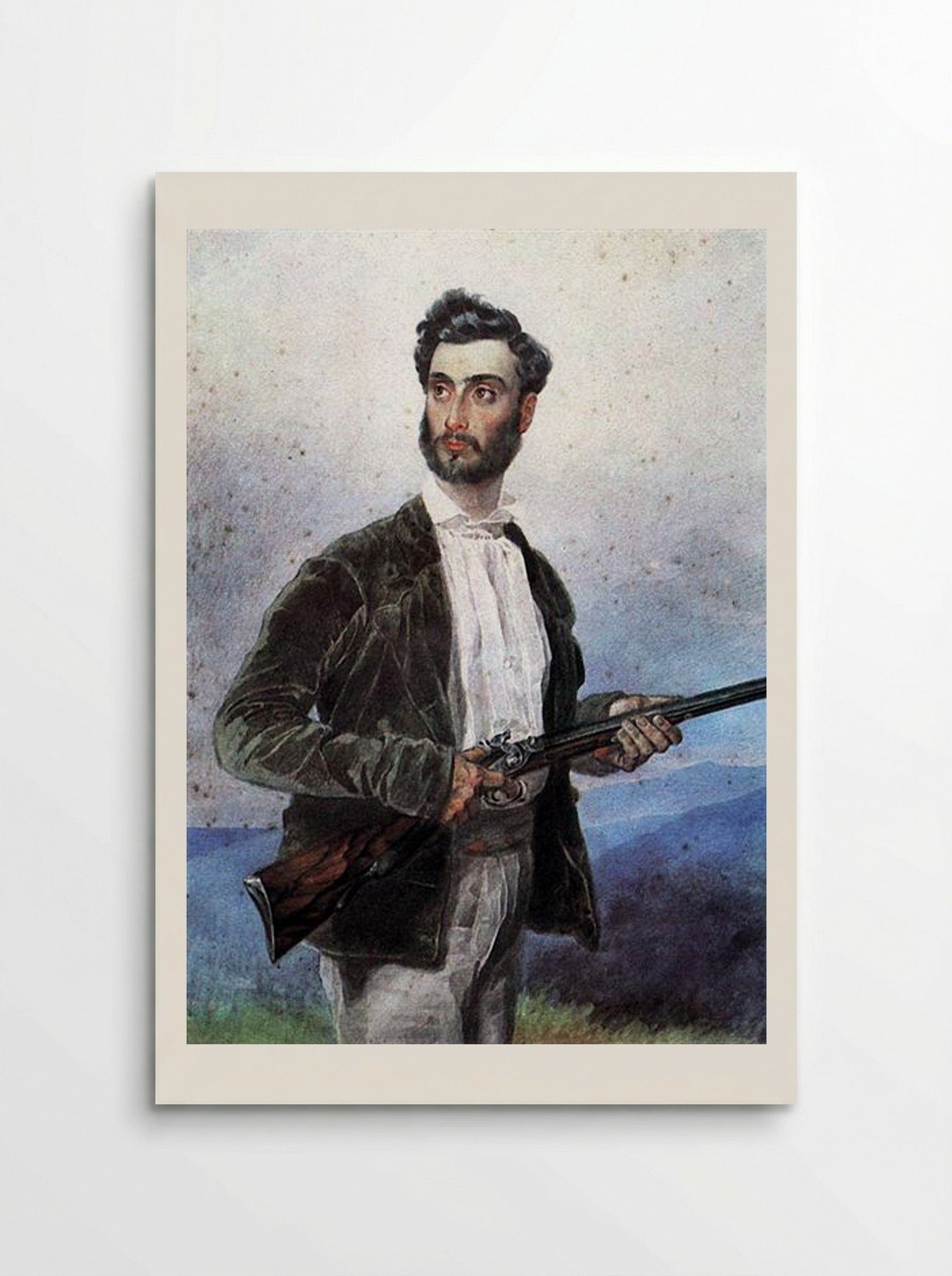 Portrait of Antonio Tittoni - Karl Bryullov - Poster
