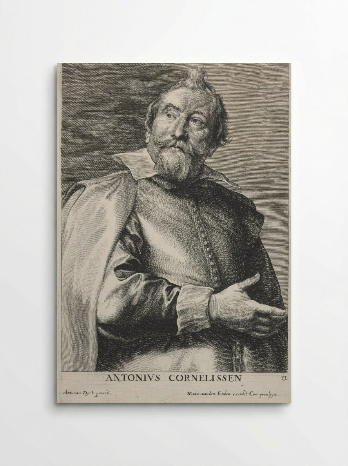 Portrait of Antoon Cornelissen - Anthony van Dyck - Poster