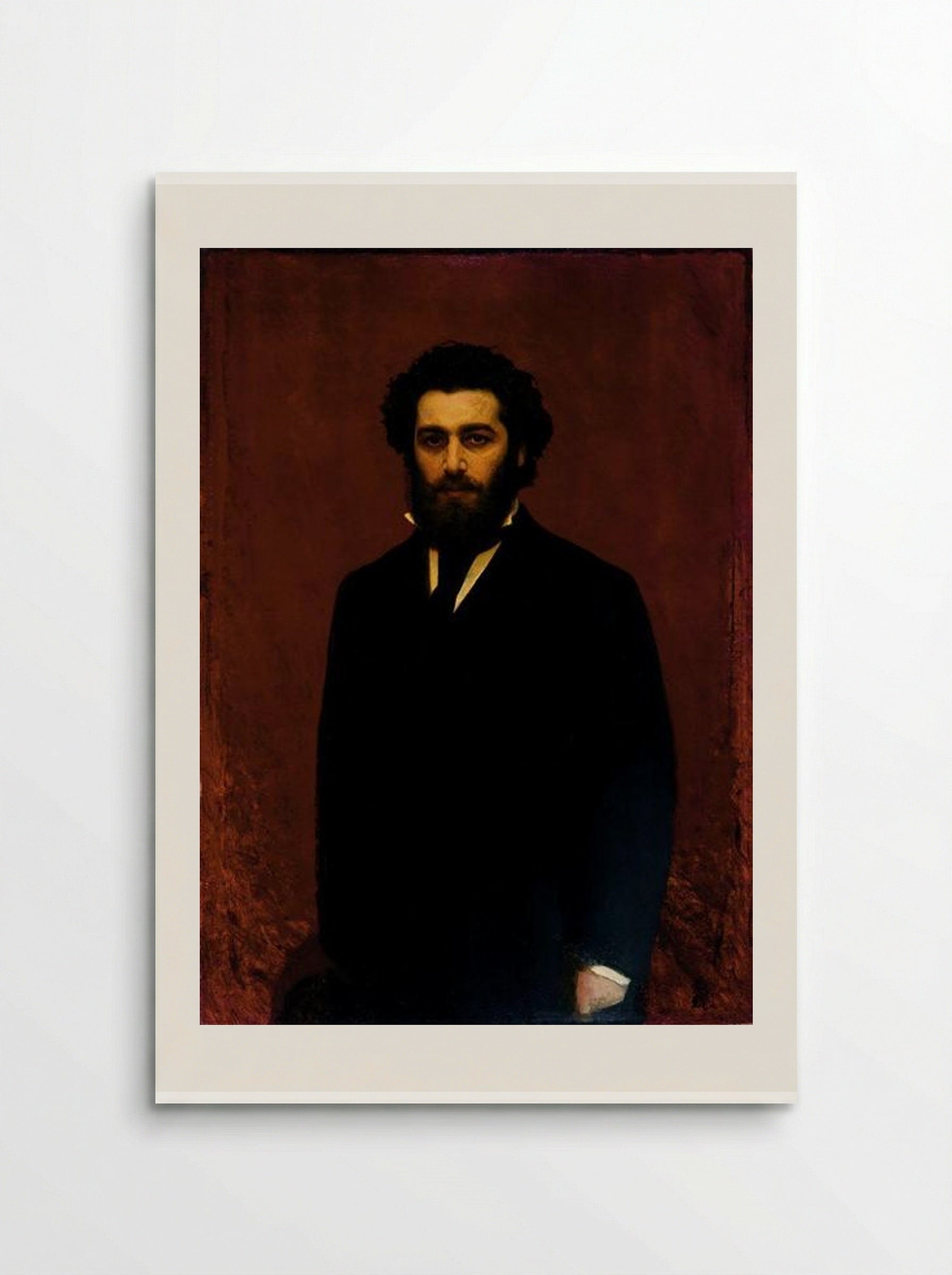 Portrait of Arkhip Kuindzhi - Ivan Kramskoy - Poster