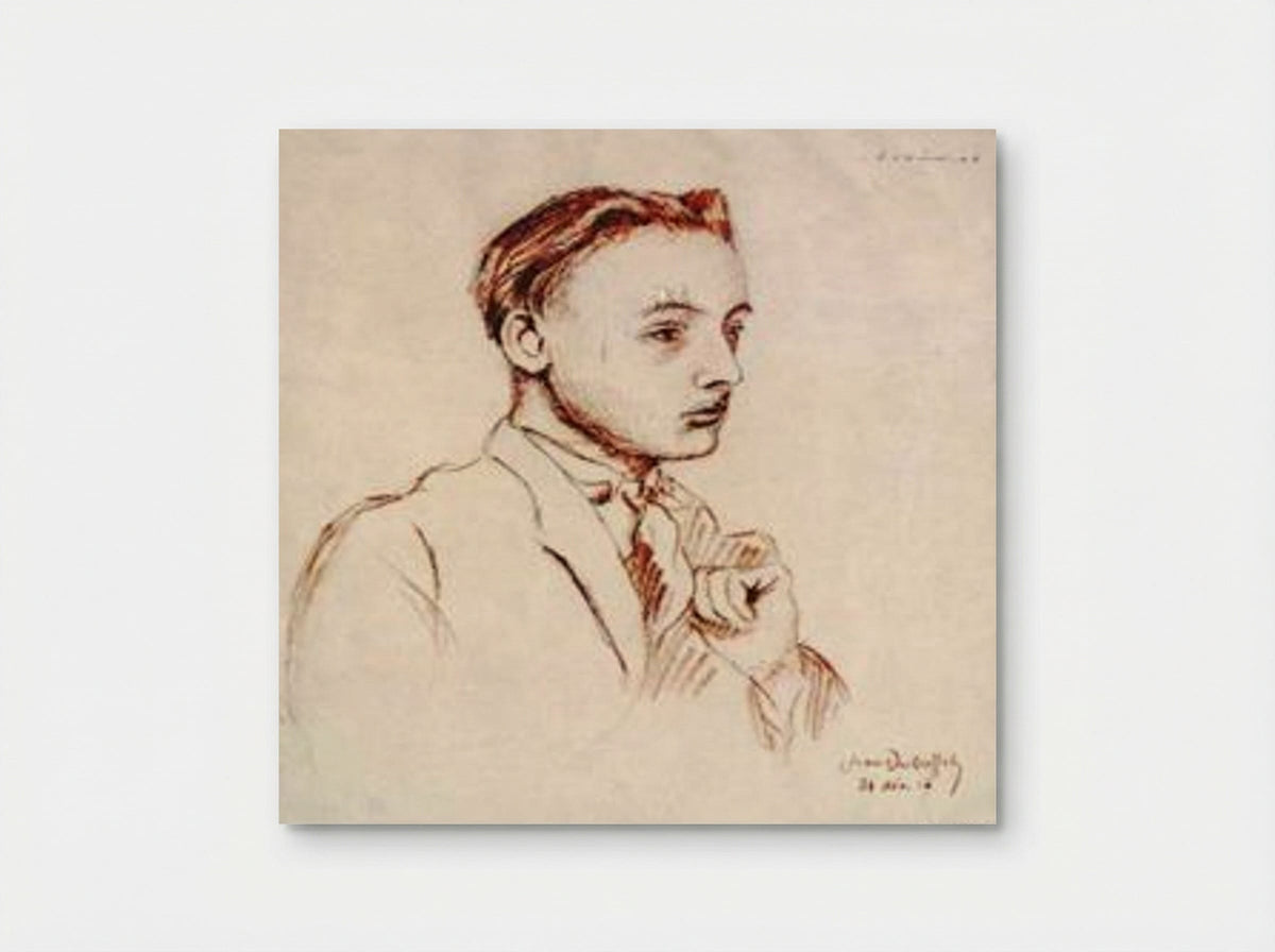 Portrait of Armand Salacrou - Jean Dubuffet - Poster