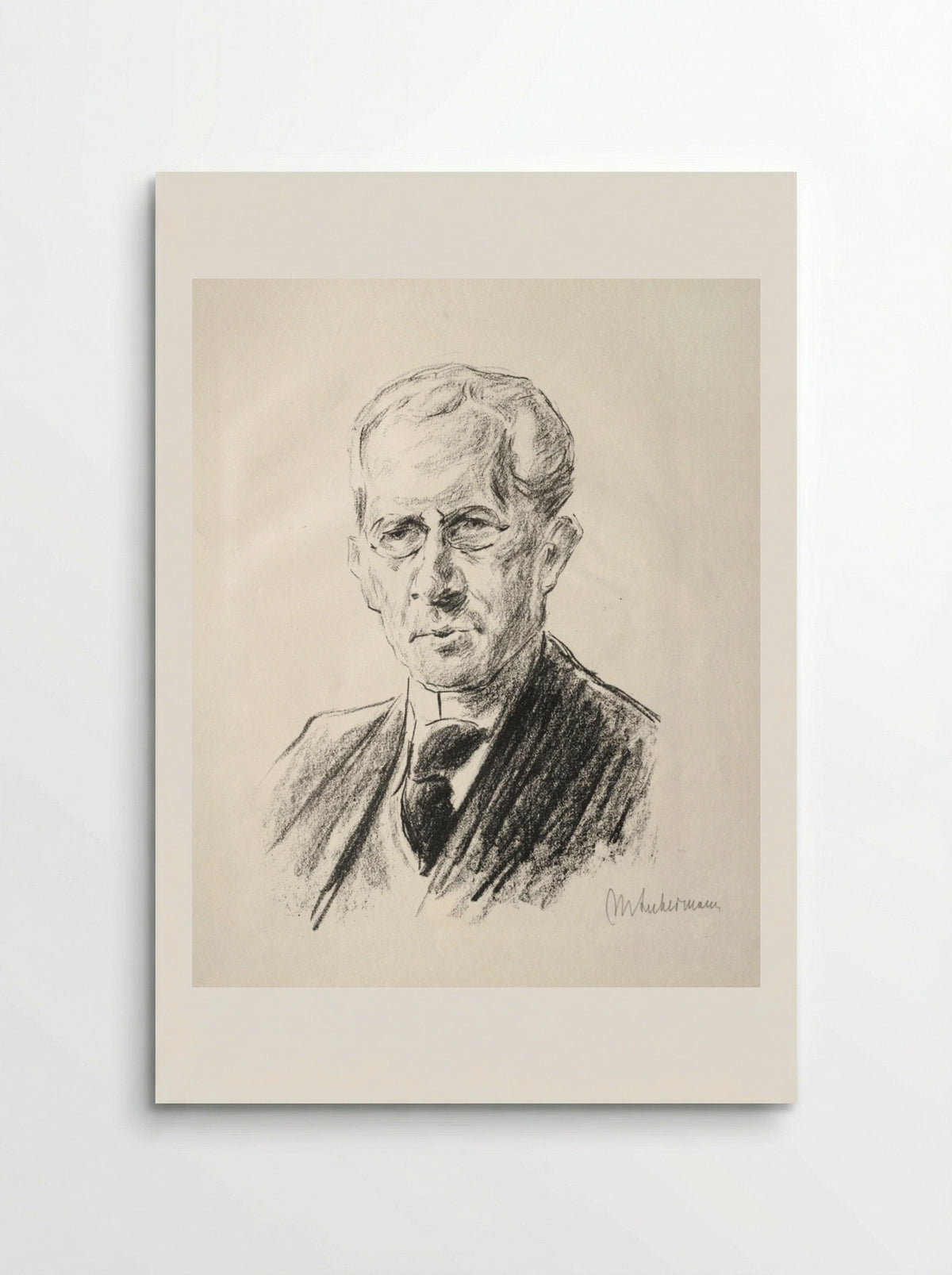 Portrait of Arno Holz - Max Liebermann - Poster