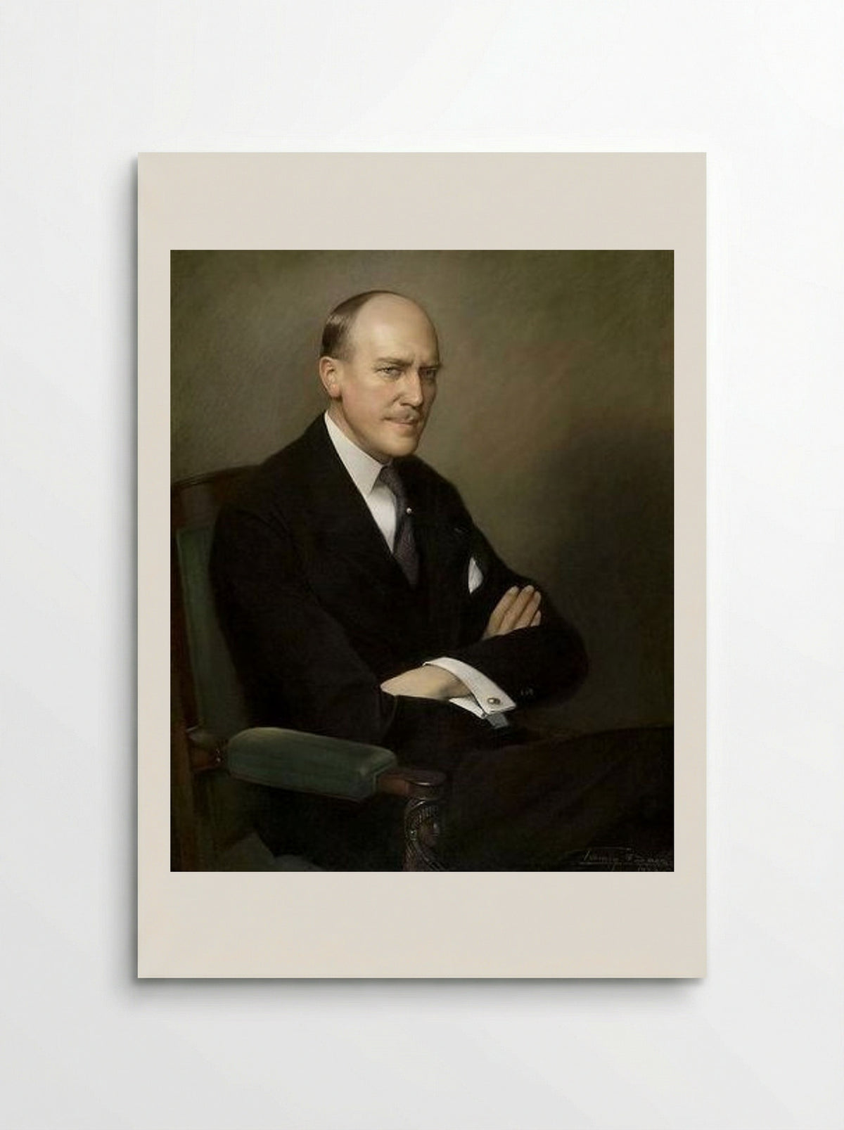 Portrait of Arthur Martin - Firmin Baes - Poster