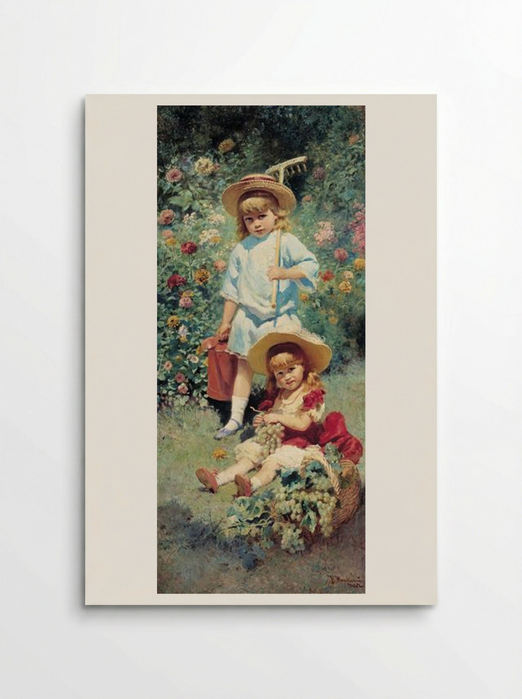 Portrait of Artist's Children - Konstantin Makovsky - Poster