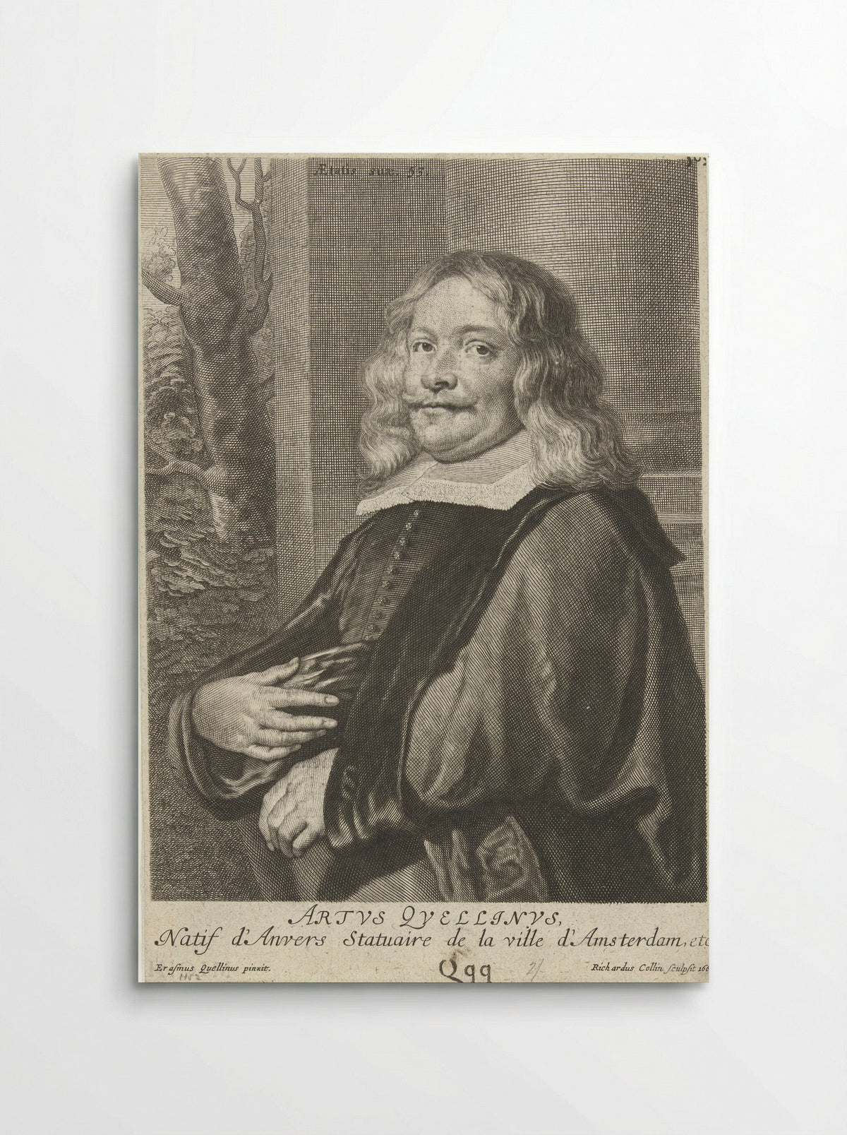 Portrait of Artus Quellinus the Elder - Richard Collin - Poster