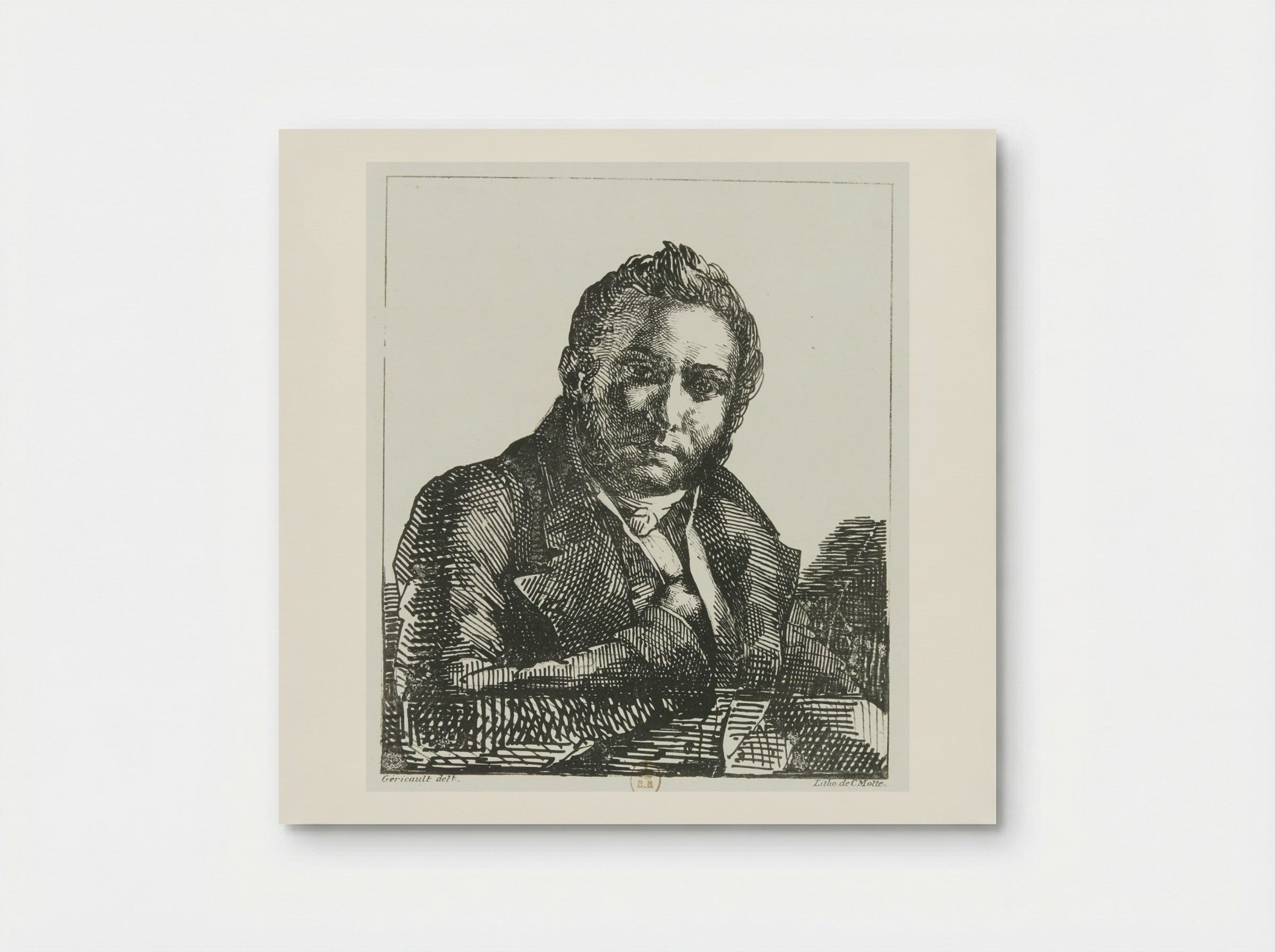 Portrait of Auguste Brunet - Théodore Géricault - Poster