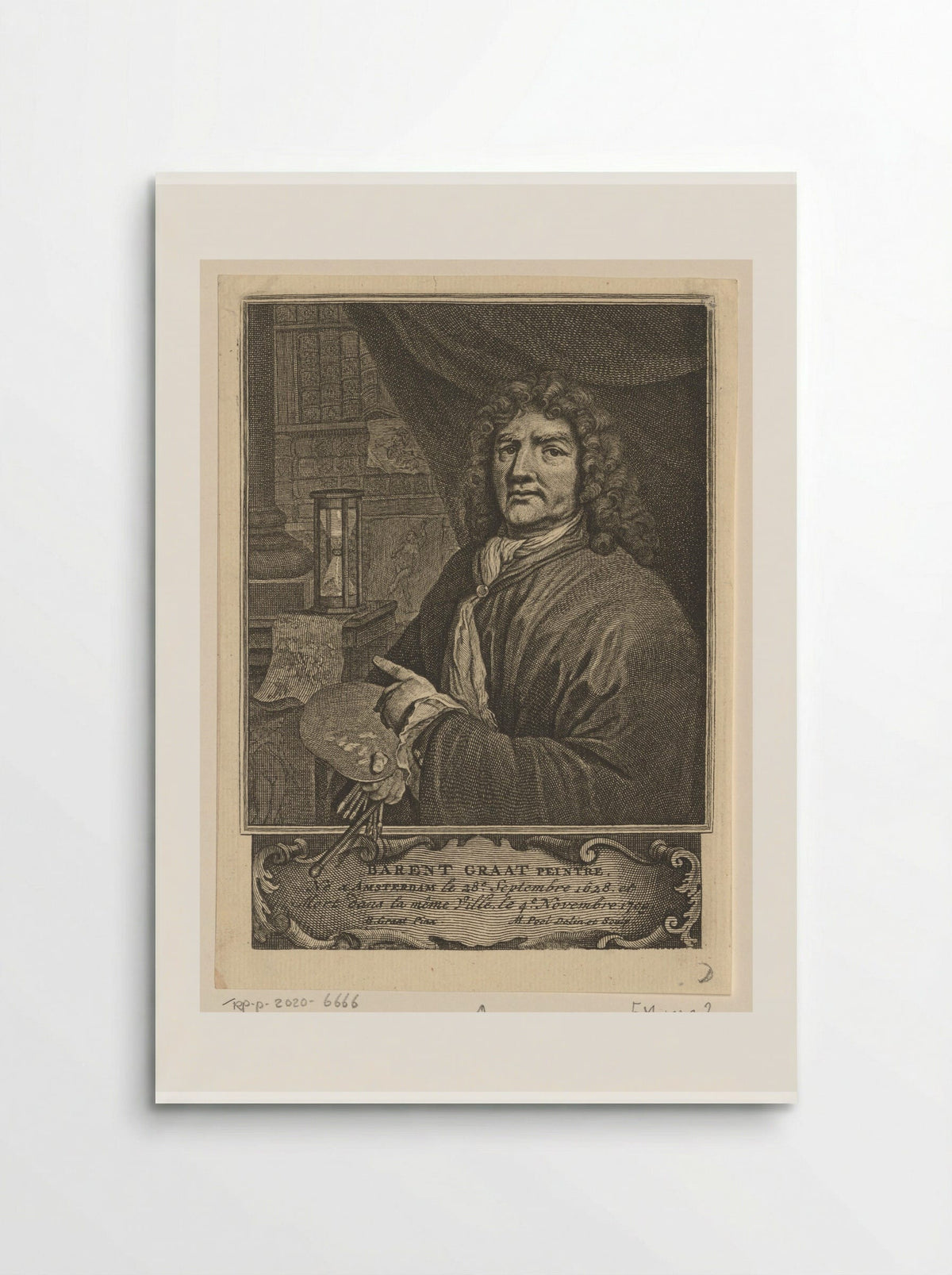 Portrait of Barend Graat - Matthijs Pool - Poster