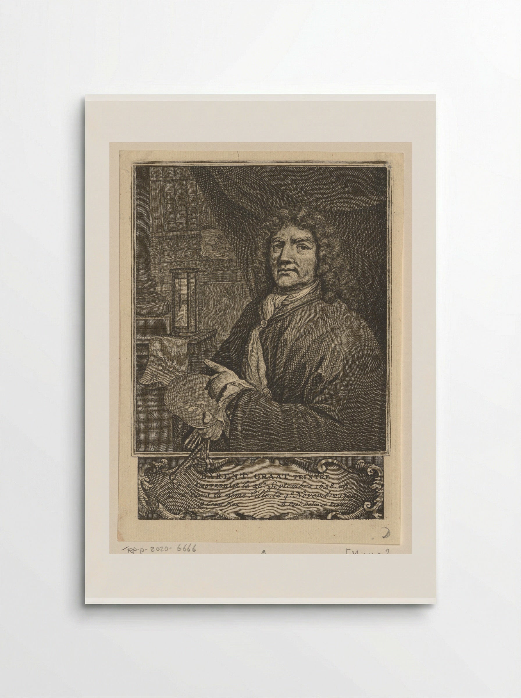 Portrait of Barend Graat - Matthijs Pool - Poster
