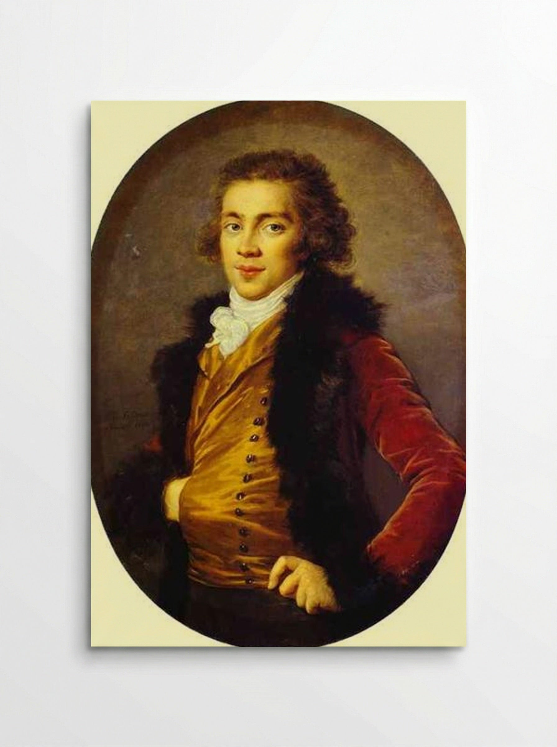 Portrait of Baron Grigory Alexandrovich Stroganoff - Louise Elisabeth Vigée Le Brun - Poster