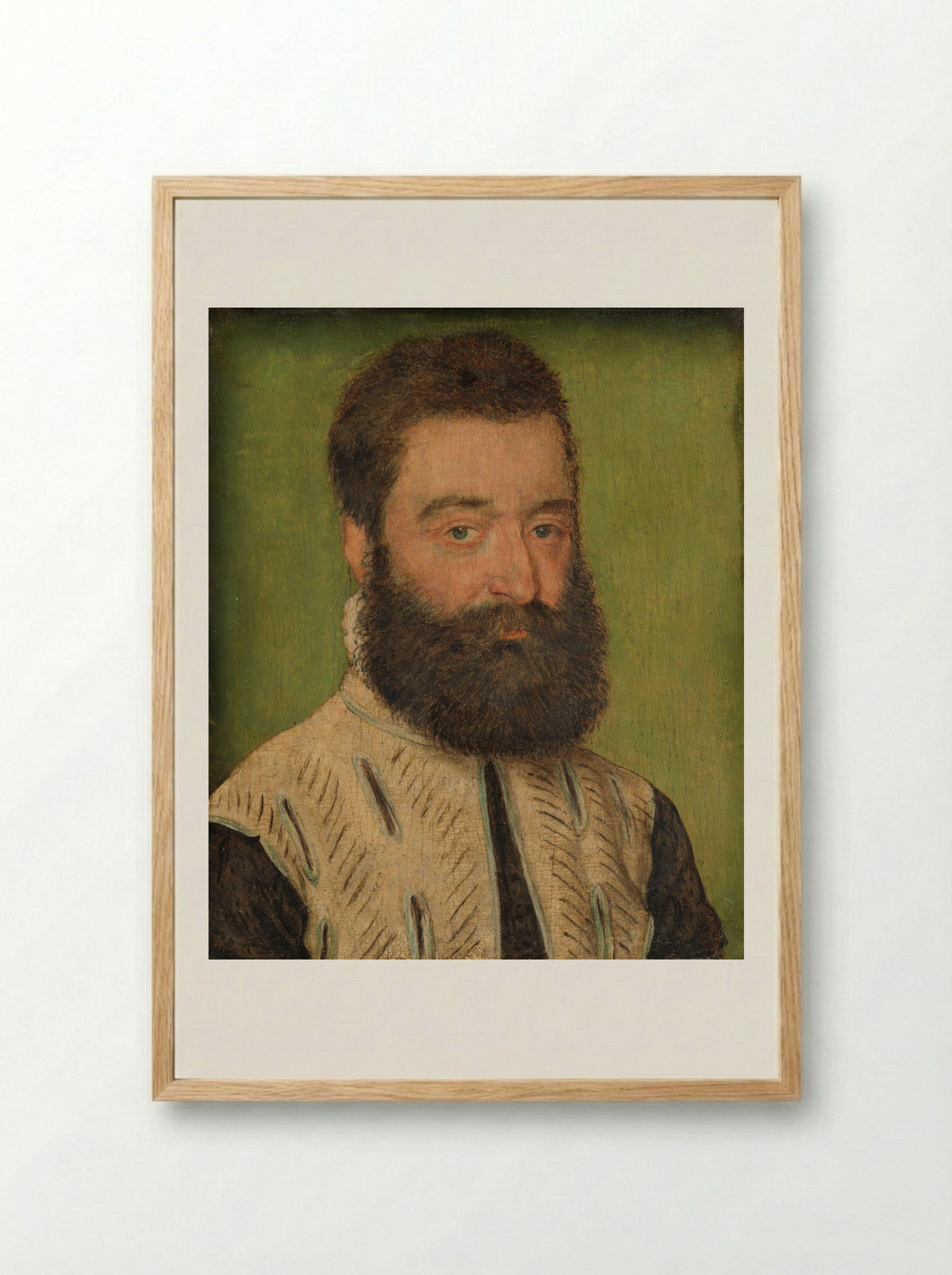 Portrait of Barthélemy Aneau - Corneille de Lyon - Framed Print Wood