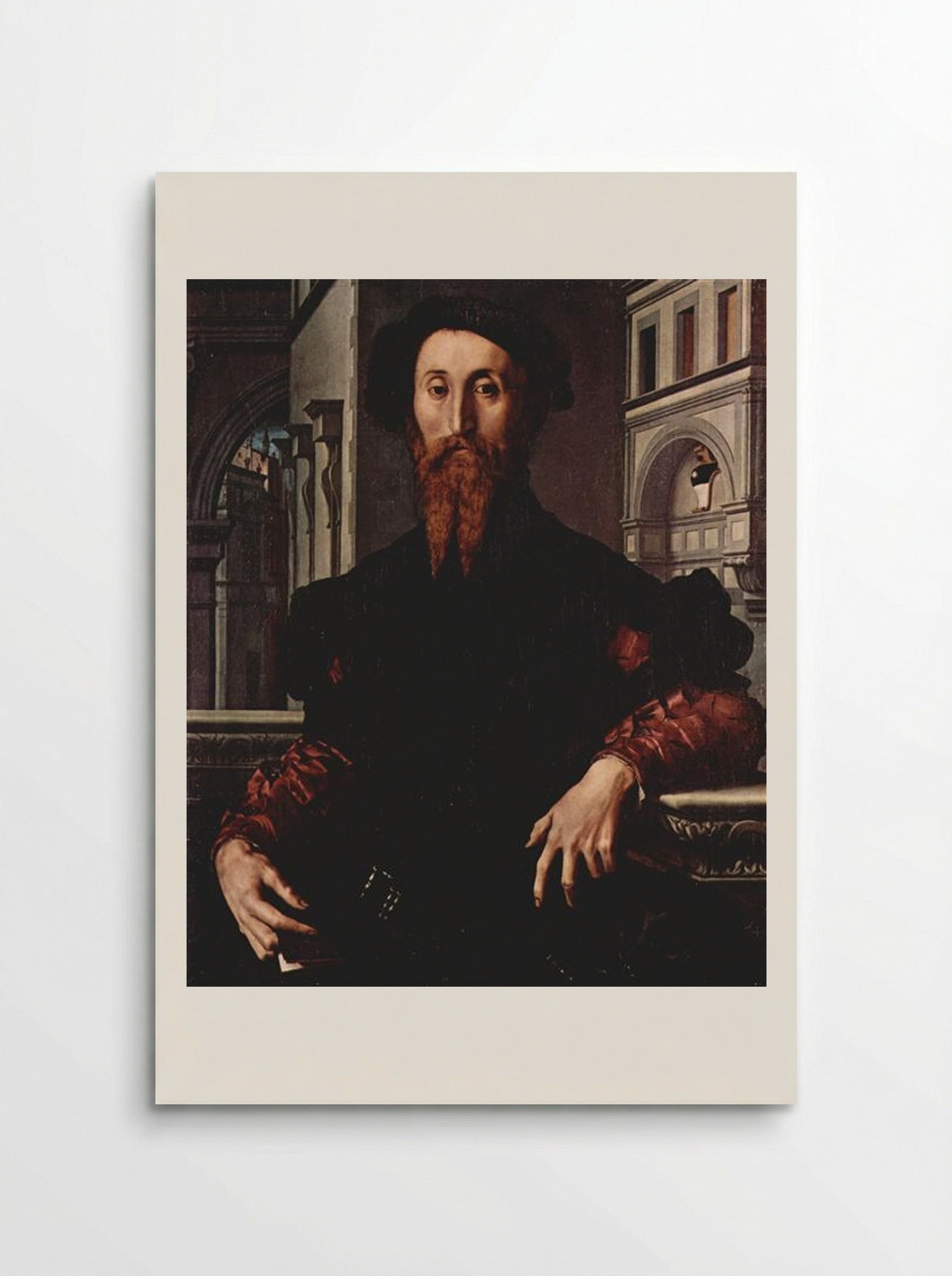 Portrait of Bartolomeo Panciatichi - Agnolo Bronzino - Poster