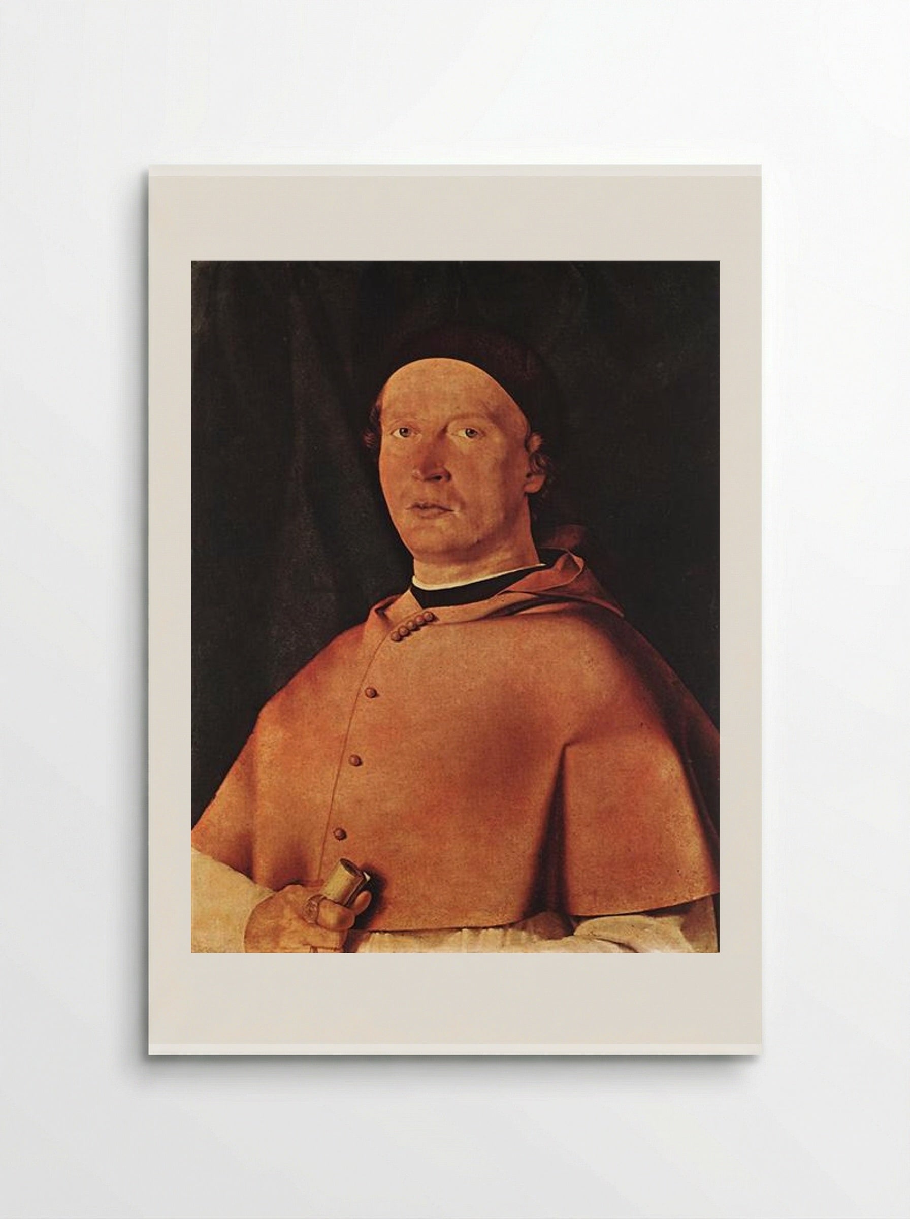 Portrait of Bishop Bernardo de' Rossi - Lorenzo Lotto - Poster