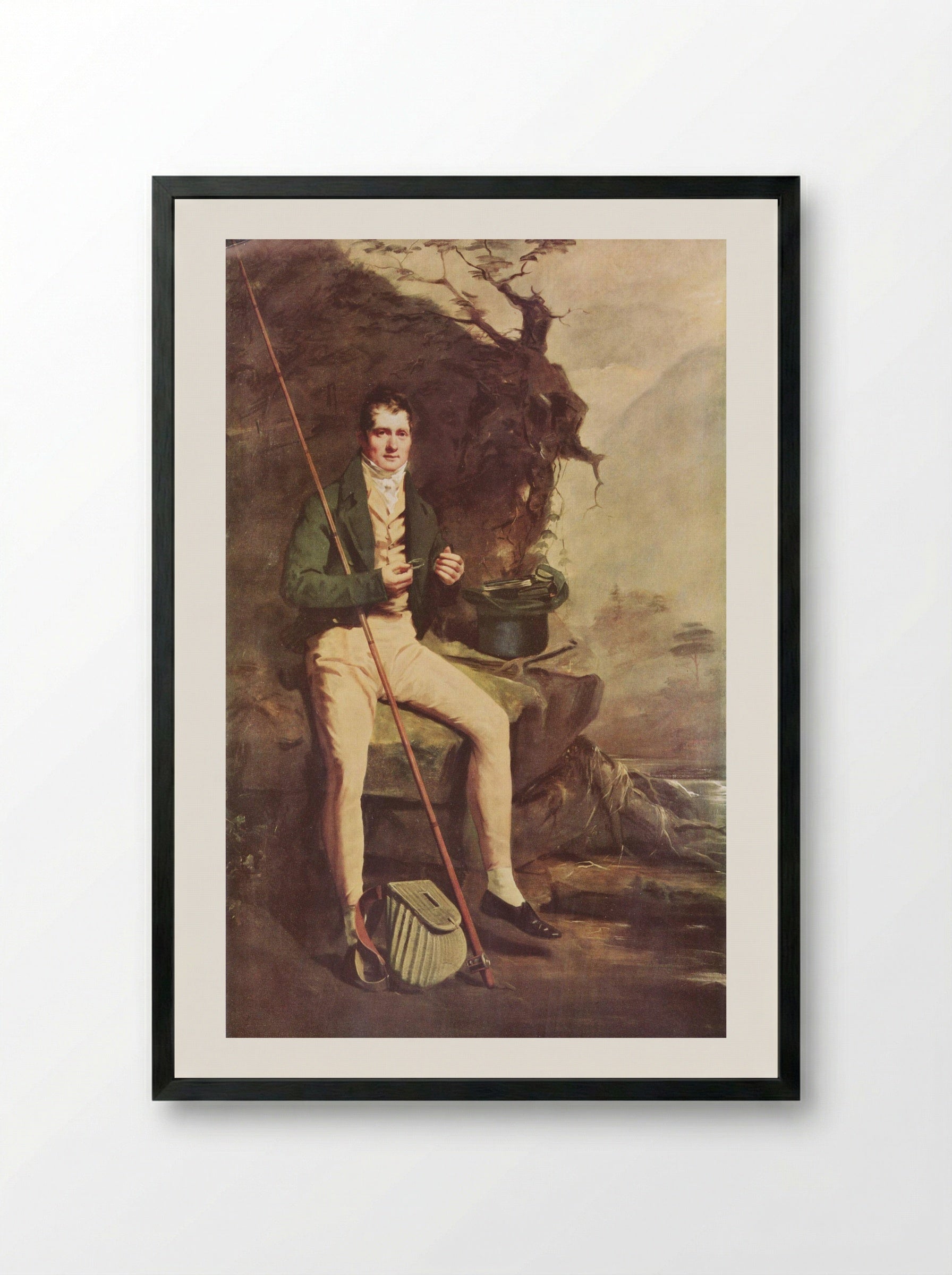 Portrait of Bryce McMurdo - Henry Raeburn - Framed Print Black
