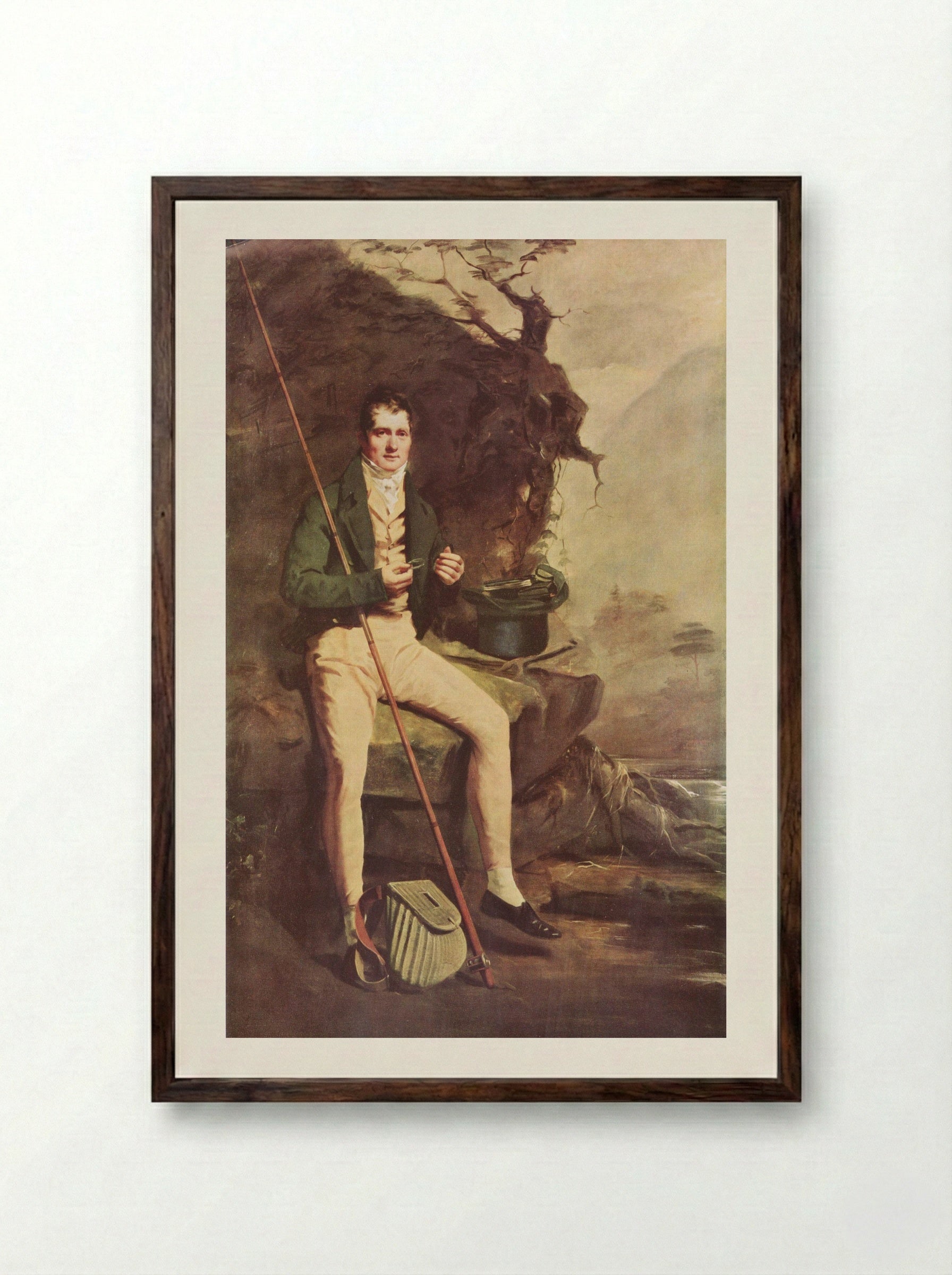 Portrait of Bryce McMurdo - Henry Raeburn - Framed Print Dark Wood