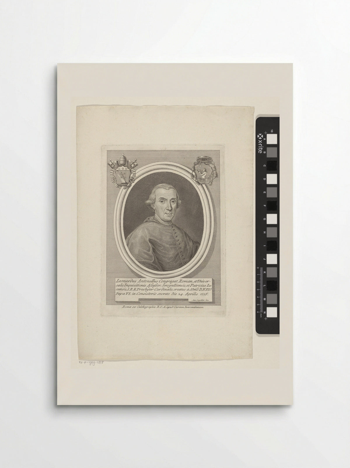 Portrait of Cardinal Leonardo Antonelli - Antonio Capellan - Poster