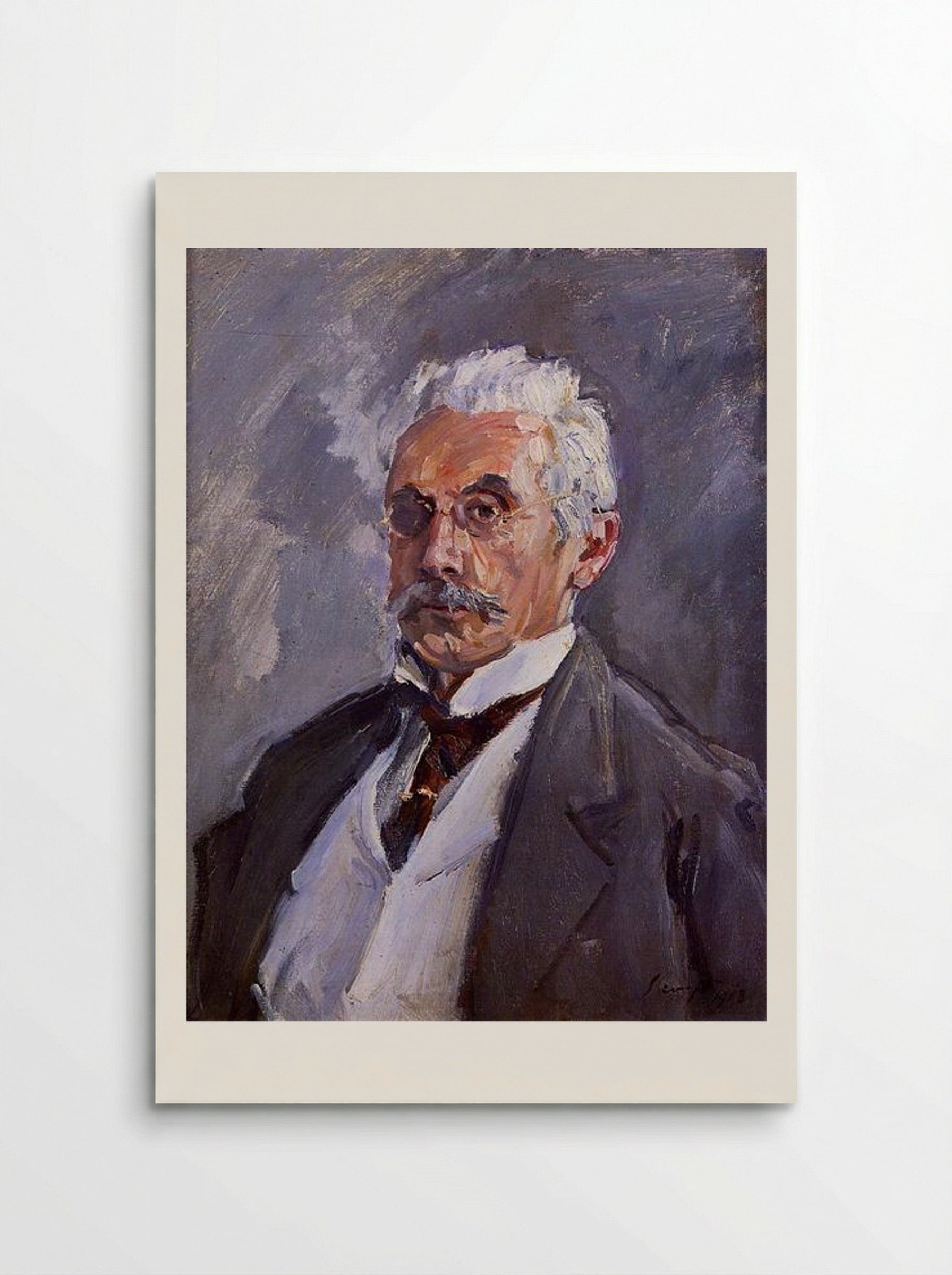 Portrait of Carl Steinbart - Max Slevogt - Poster