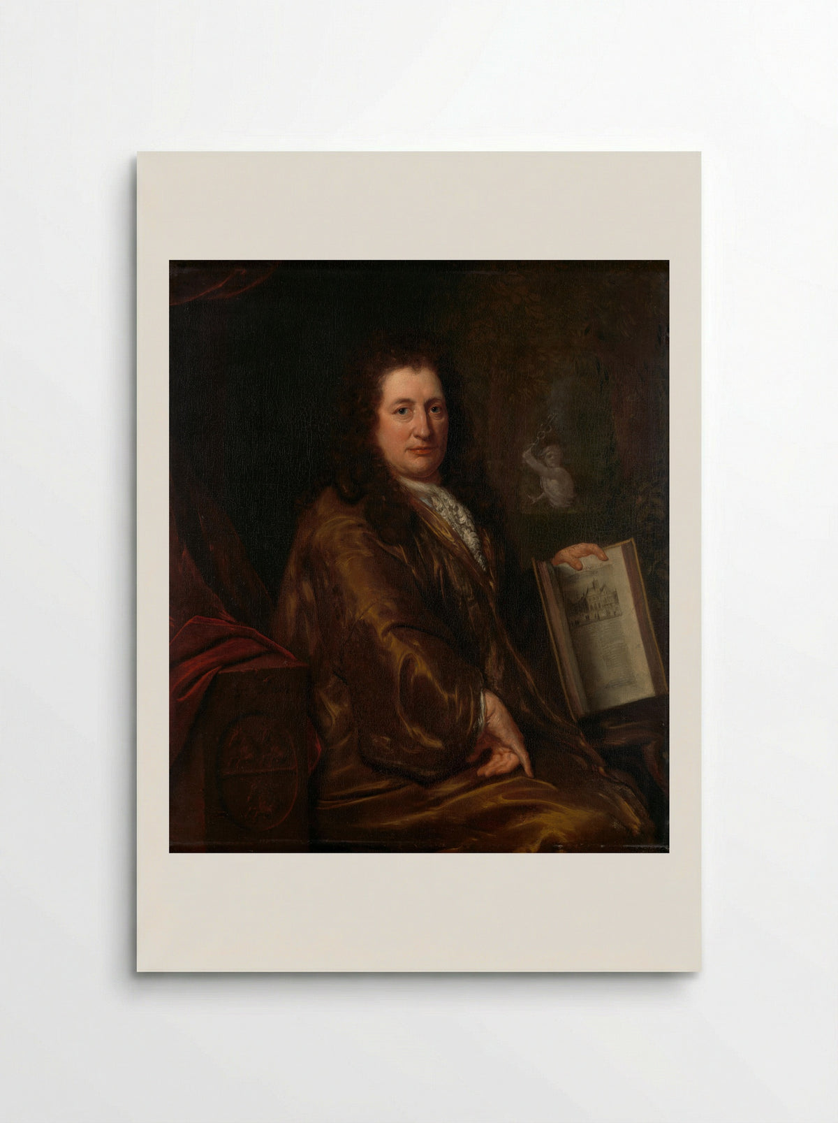 Portrait of Casparus Commelin - David van der Plas - Poster