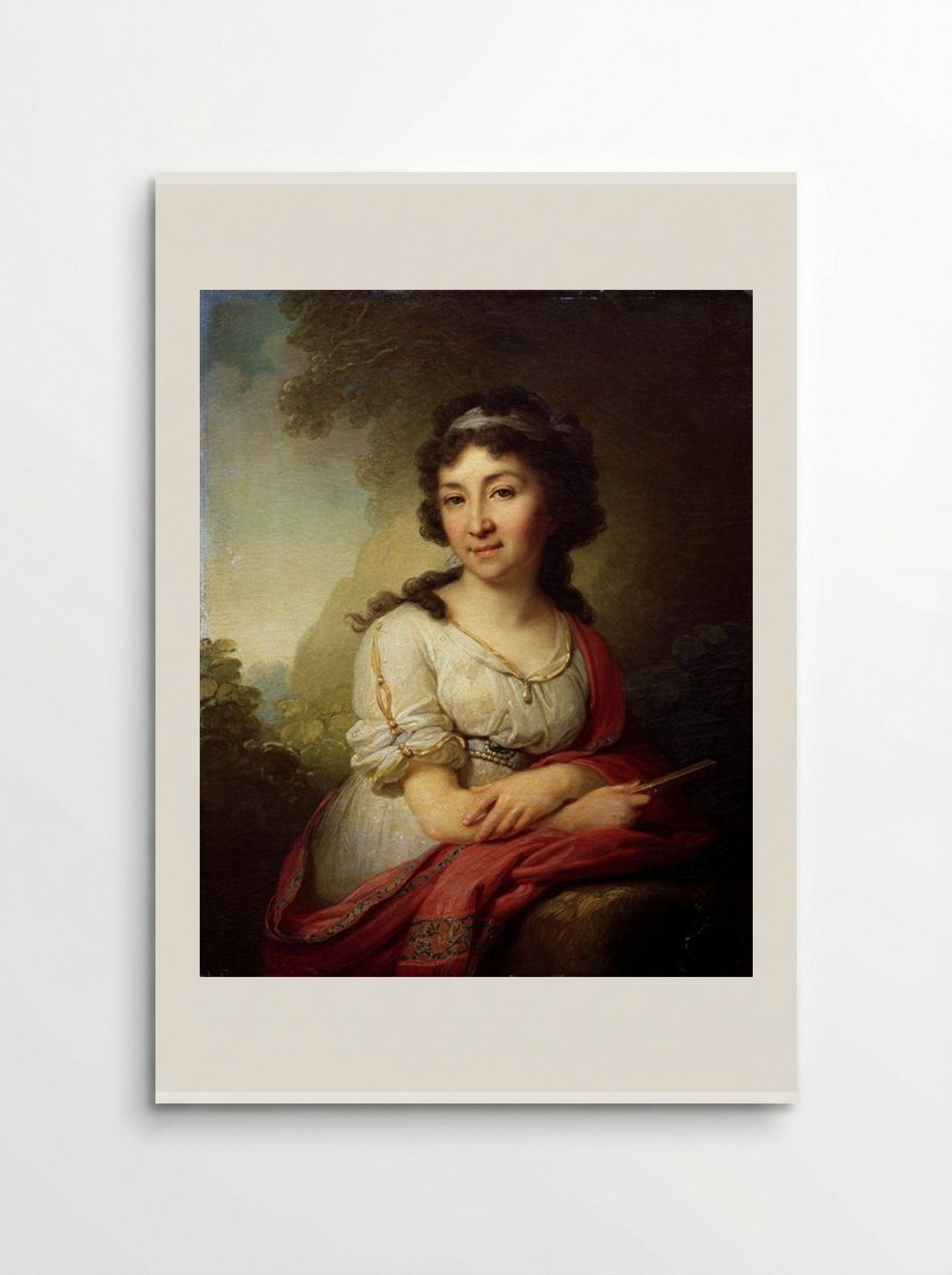 Portrait of Catherine Vasilevny Torsukovoy - Vladimir Borovikovsky - Poster