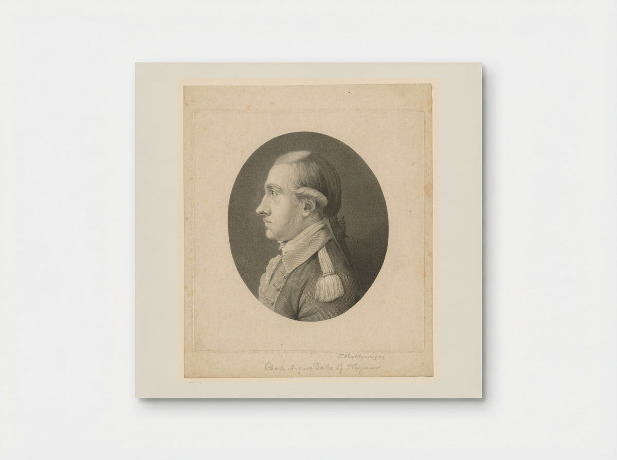 Portrait of Charles Augustus, Duke of Saxe-Weimar-Eisenach - Thomas Holloway - Poster