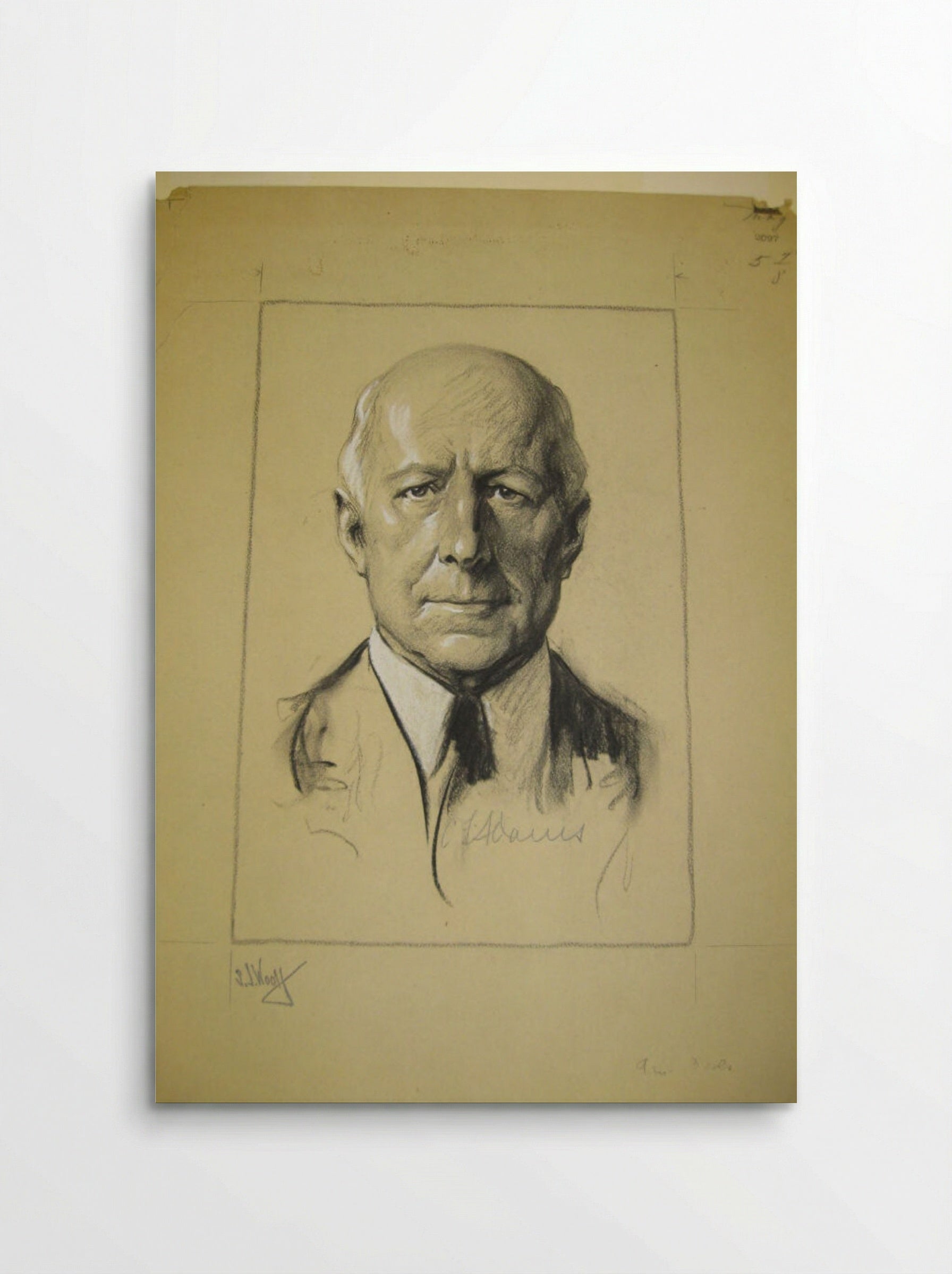 Portrait of Charles Francis Adams III - Samuel Johnson Woolf - Poster