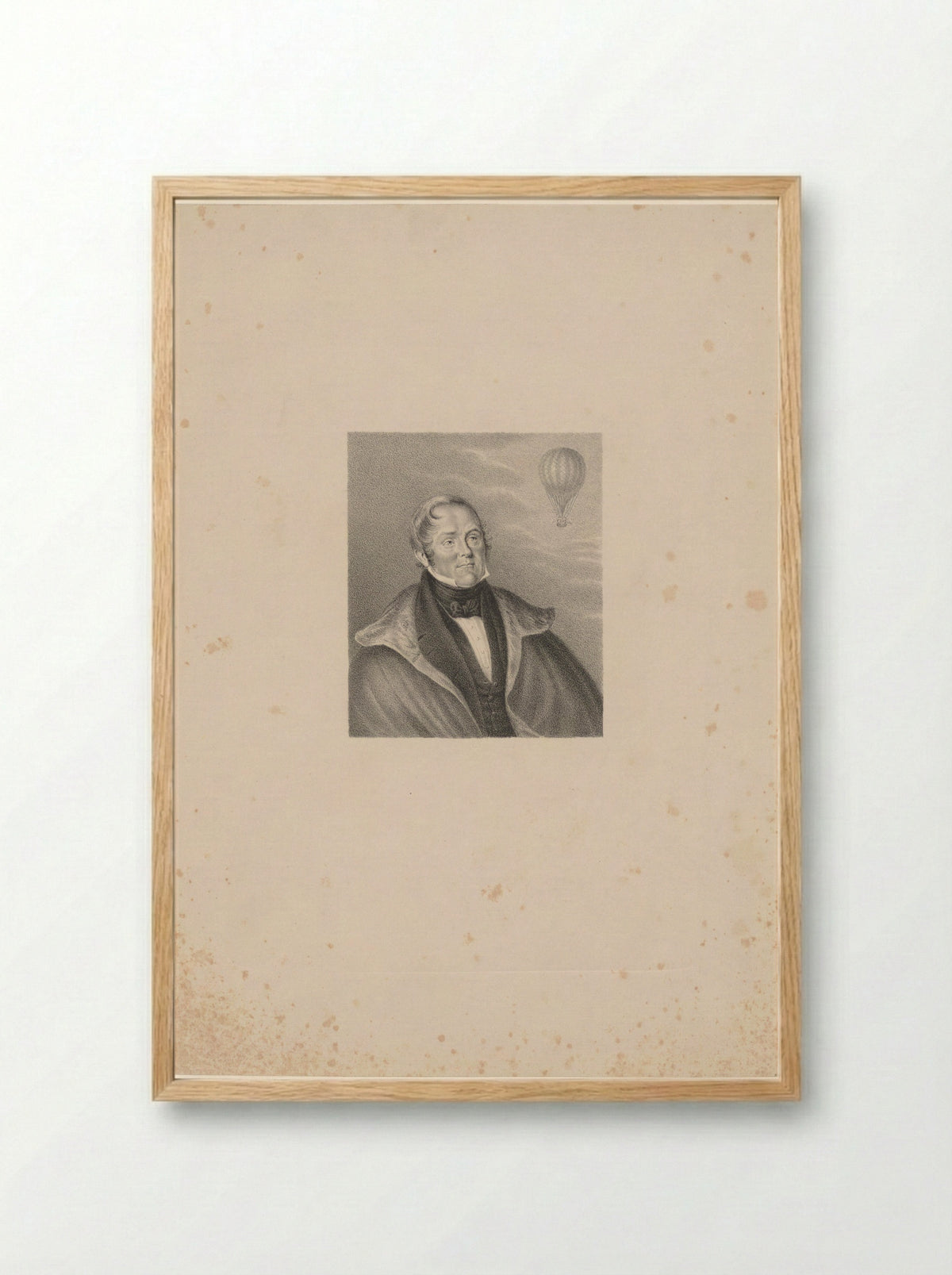 Portrait of Charles Green - George Perfect Harding - Framed Print Wood