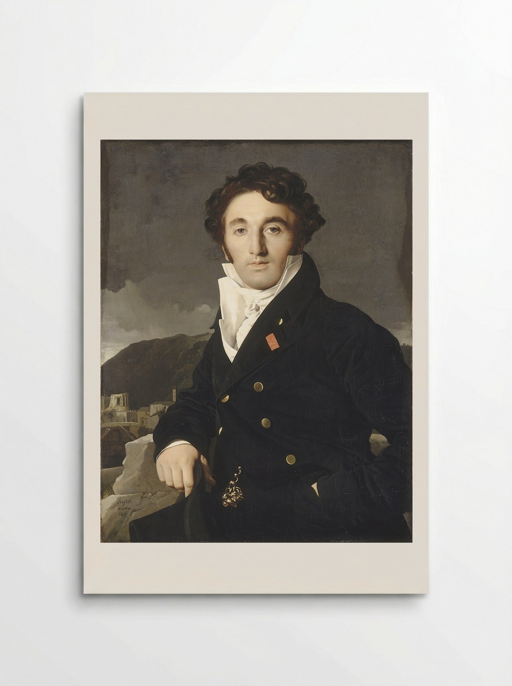 Portrait of Charles-Joseph-Laurent Cordier - Jean Auguste Dominique Ingres - Poster