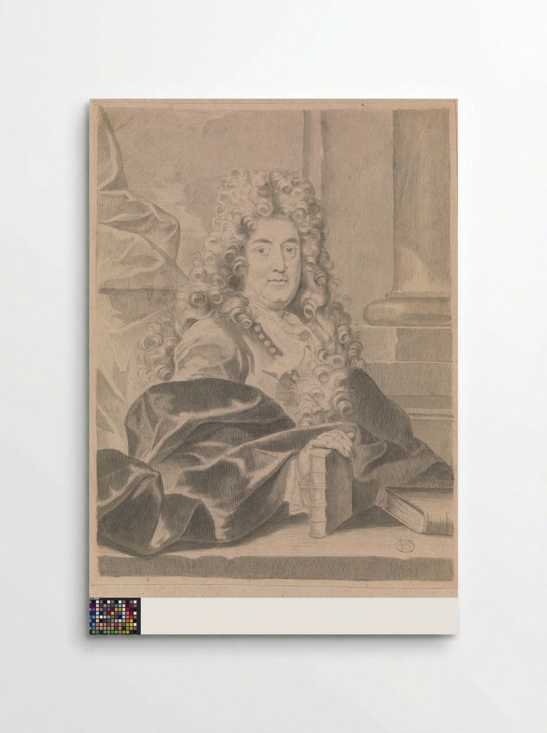 Portrait of Charles Perrault - Gérard Edelinck - Poster