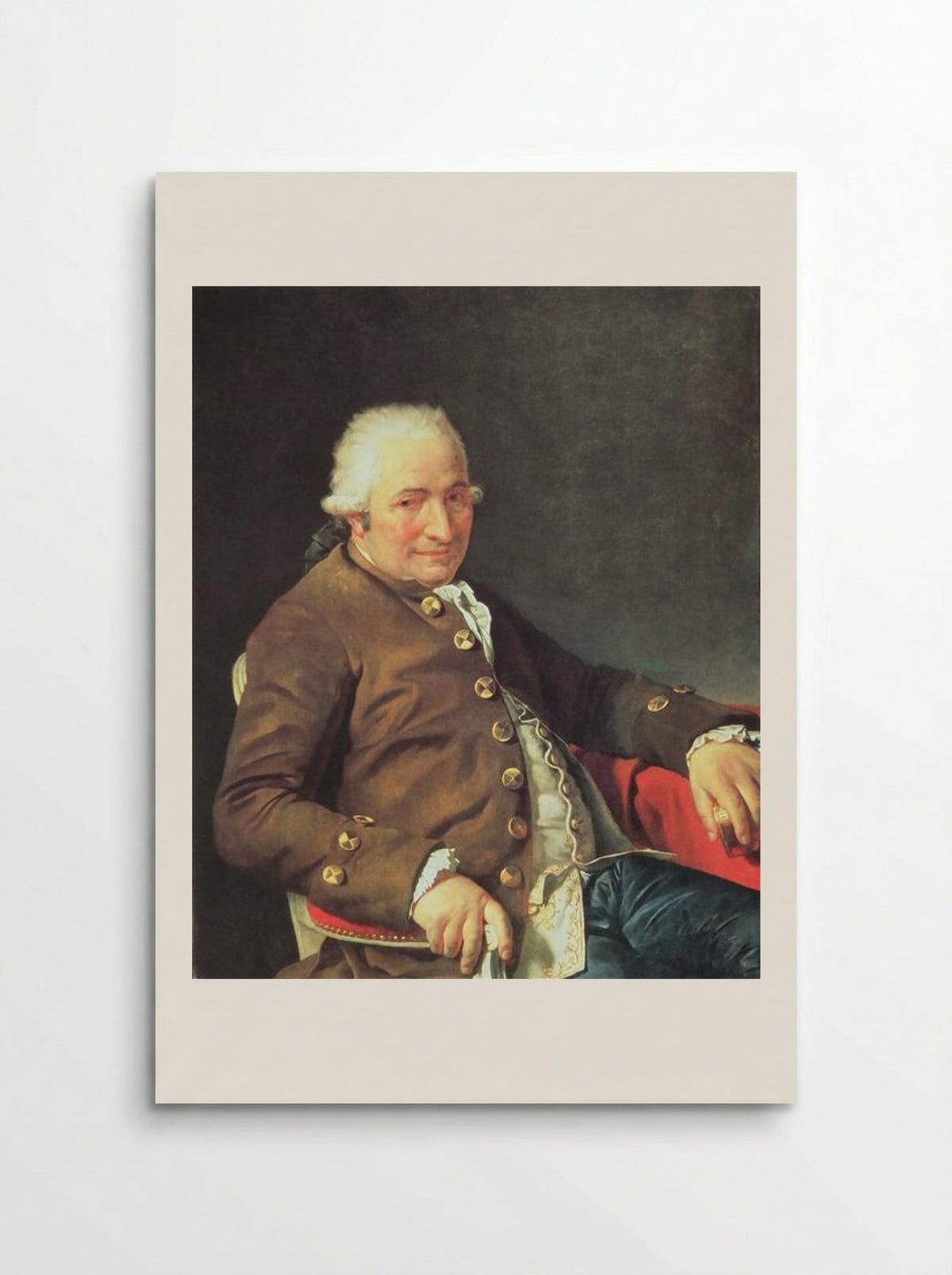 Portrait of Charles-Pierre Pecoul - Jacques-Louis David - Poster