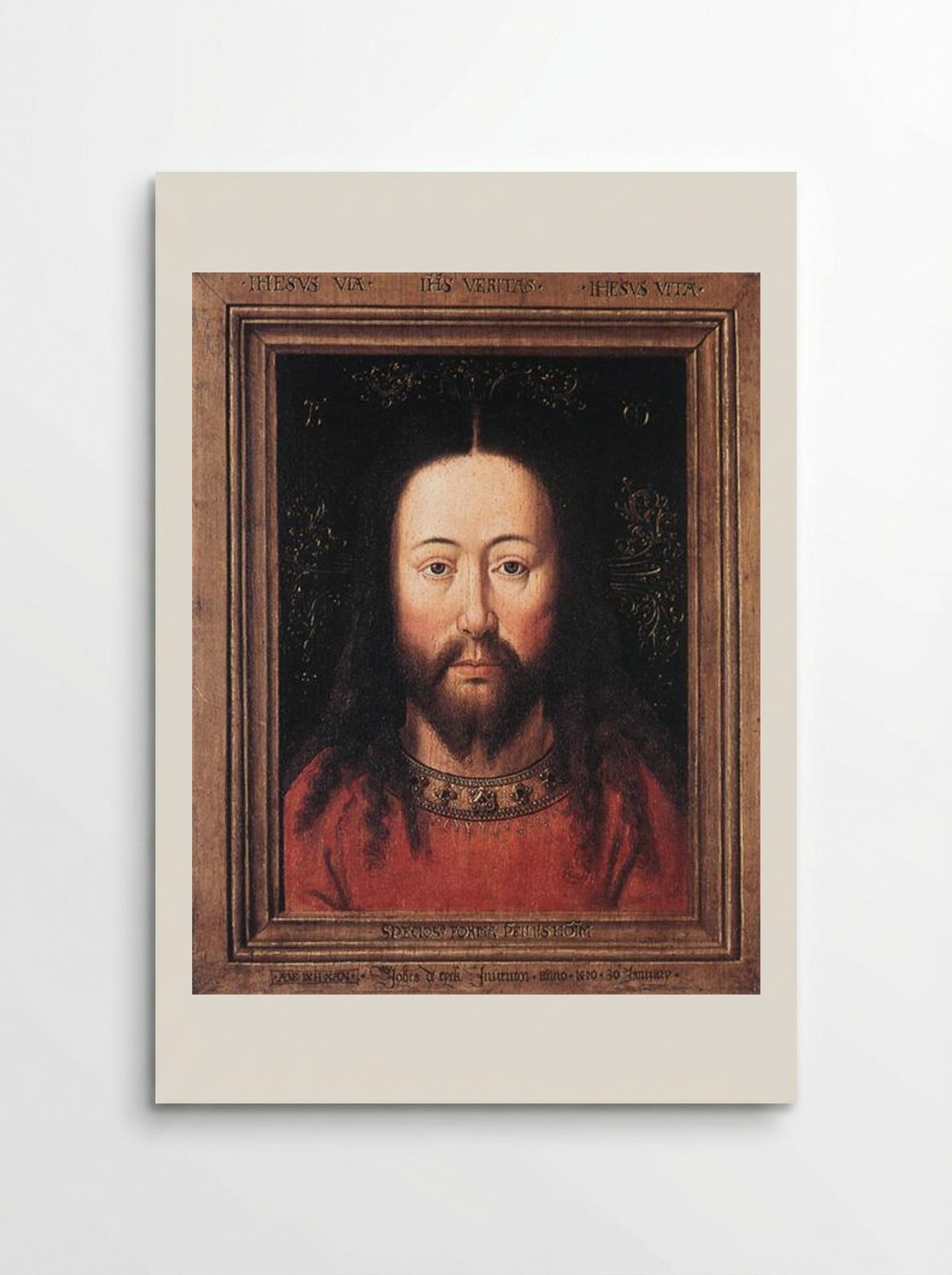 Portrait of Christ - Jan van Eyck - Poster