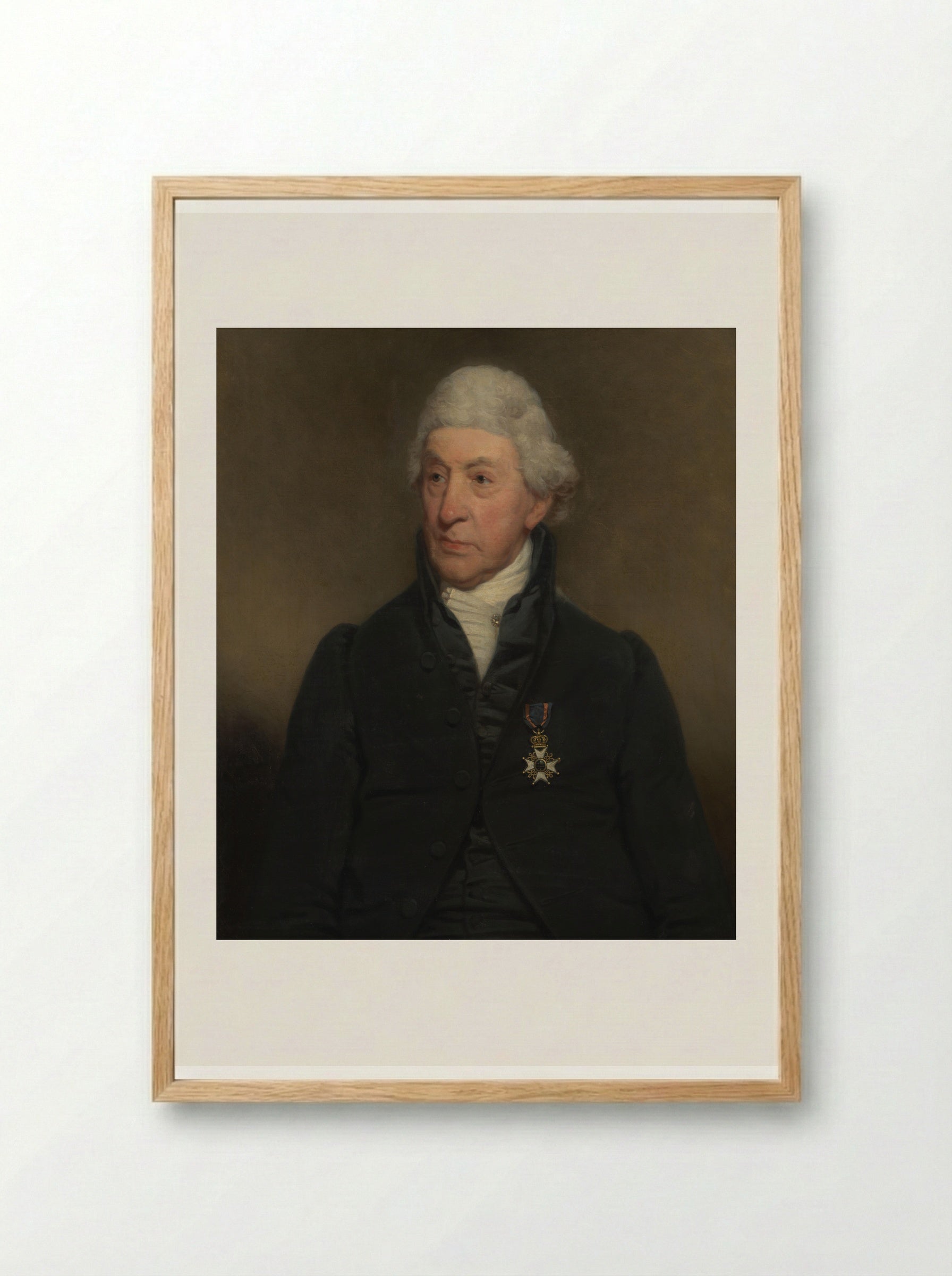 Portrait of Christiaan Everhard Vaillant - Charles Howard Hodges - Framed Print Wood