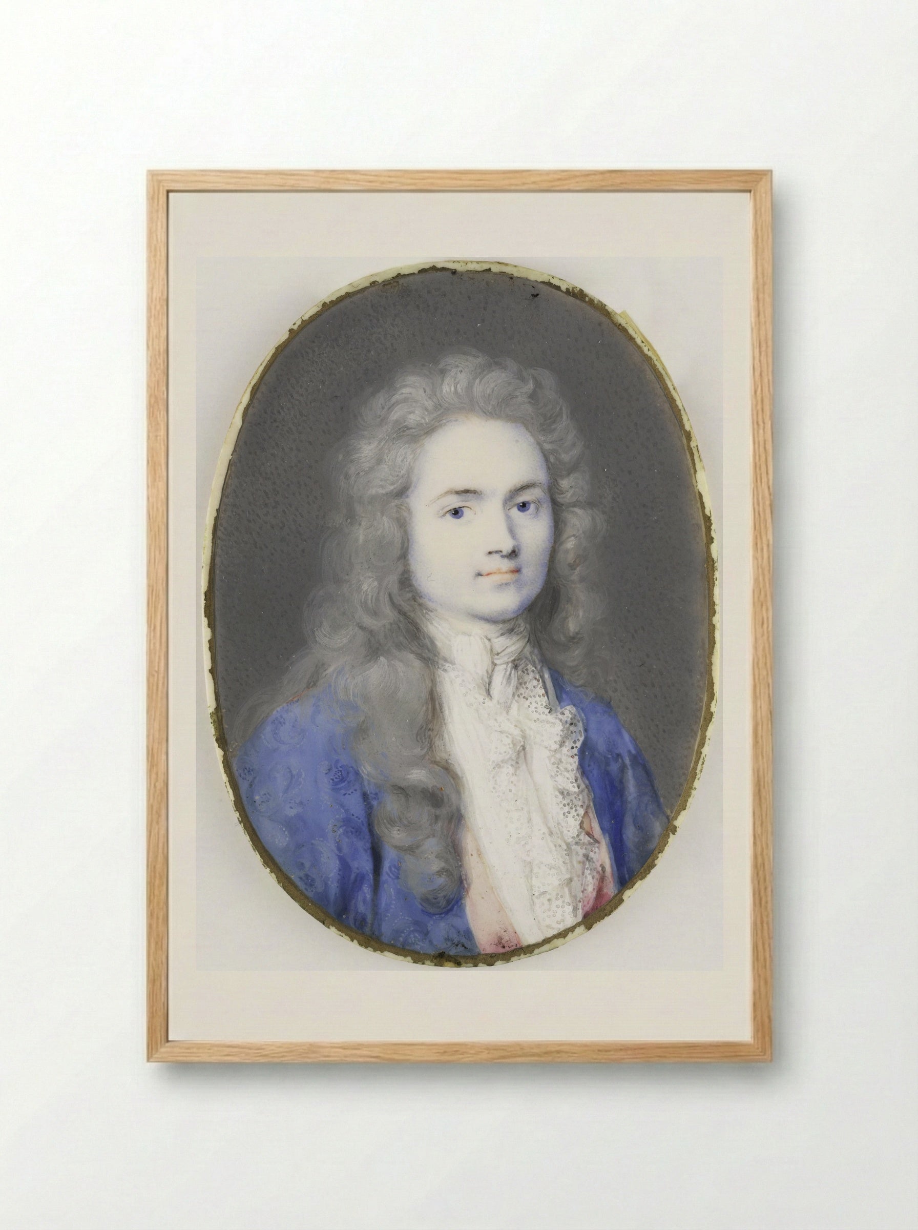 Portrait of Christoffel Bernhard Julius von Schwartz - Rosalba Carriera - Framed Print Wood