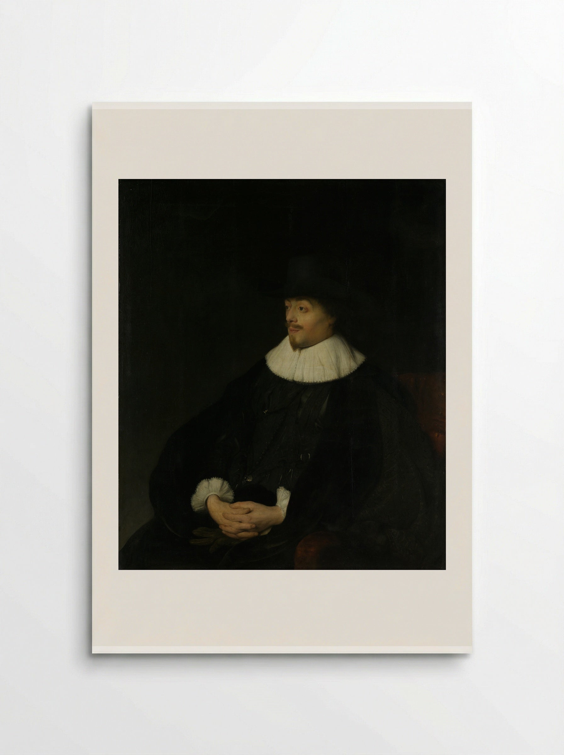 Portrait of Constantijn Huygens - Jan Lievens - Poster